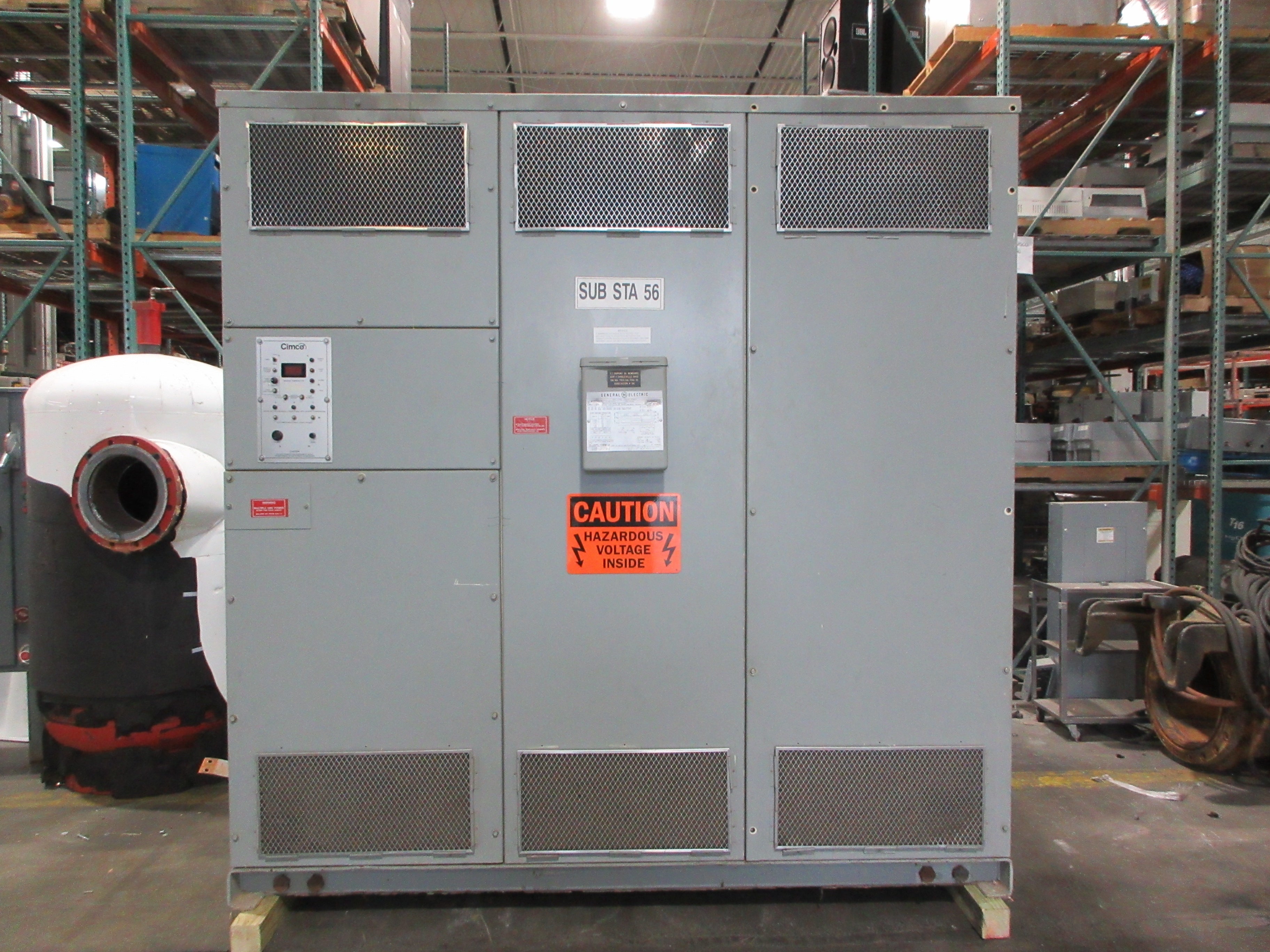 GE Transformer 2500KVA Pri: 12,470V Sec: 480Y/277V 3Ph 60Hz Used