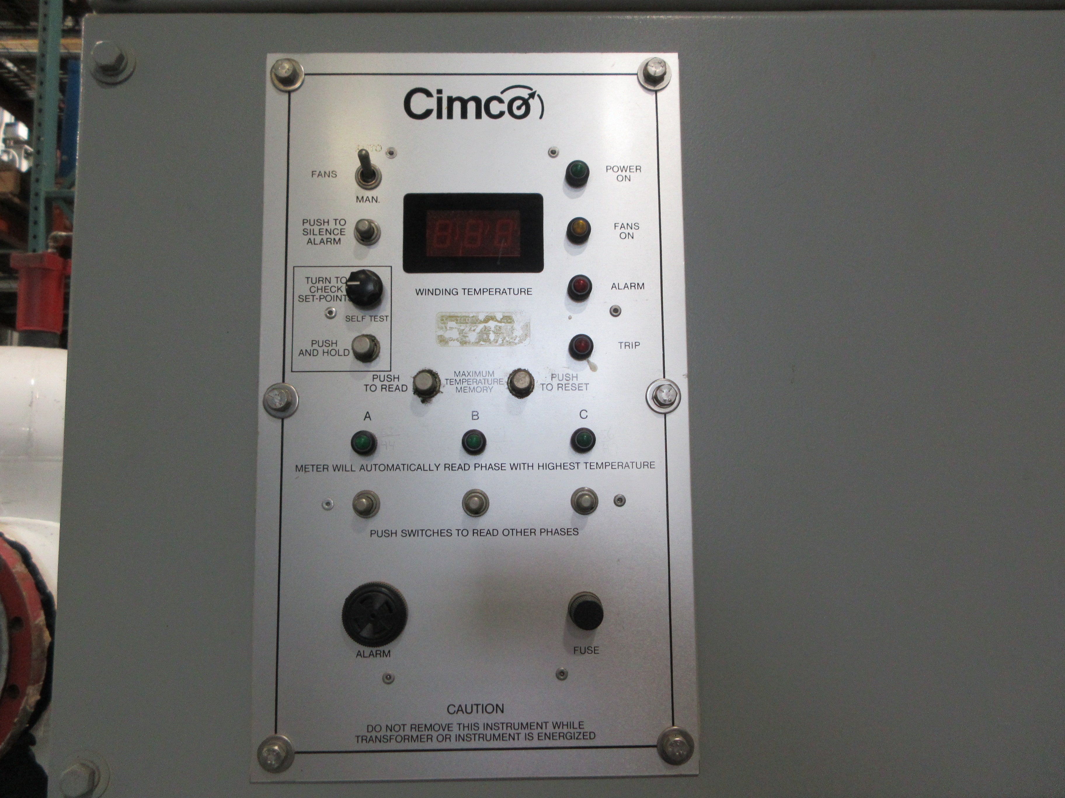 GE Transformer 2500KVA Pri: 12,470V Sec: 480Y/277V 3Ph 60Hz Used