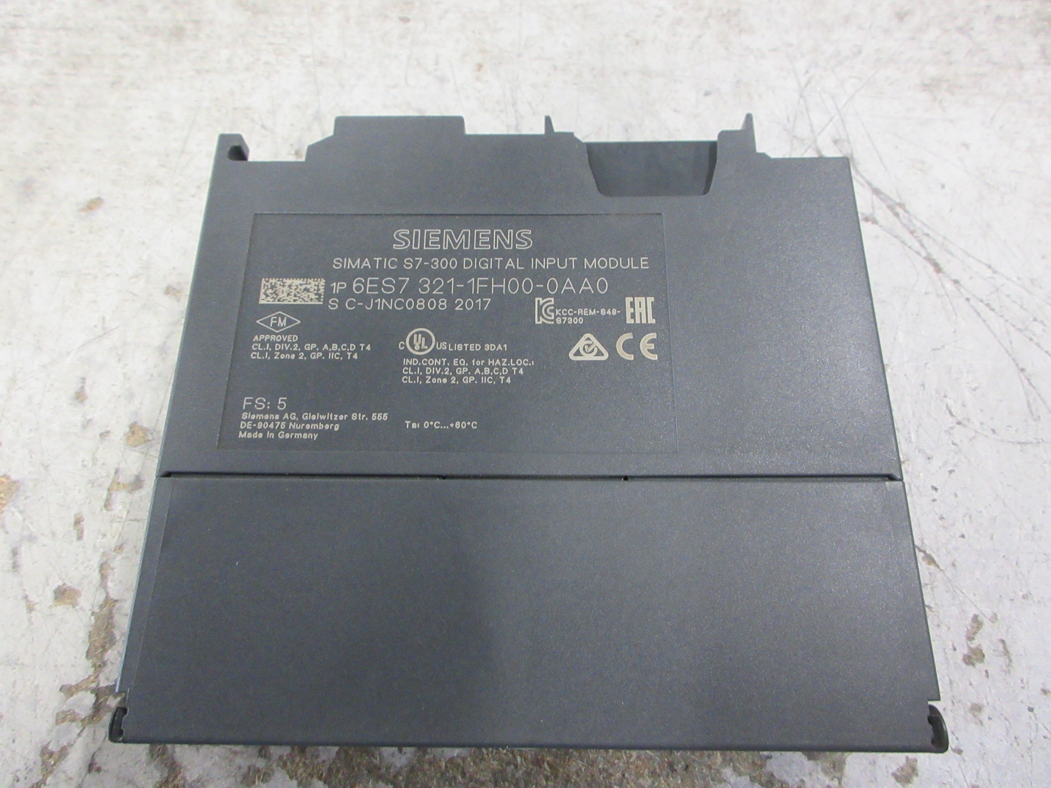 Siemens Simatic S7 Digital Input Module 6ES7 321-1FH00-0AA0 FS: 5 Used