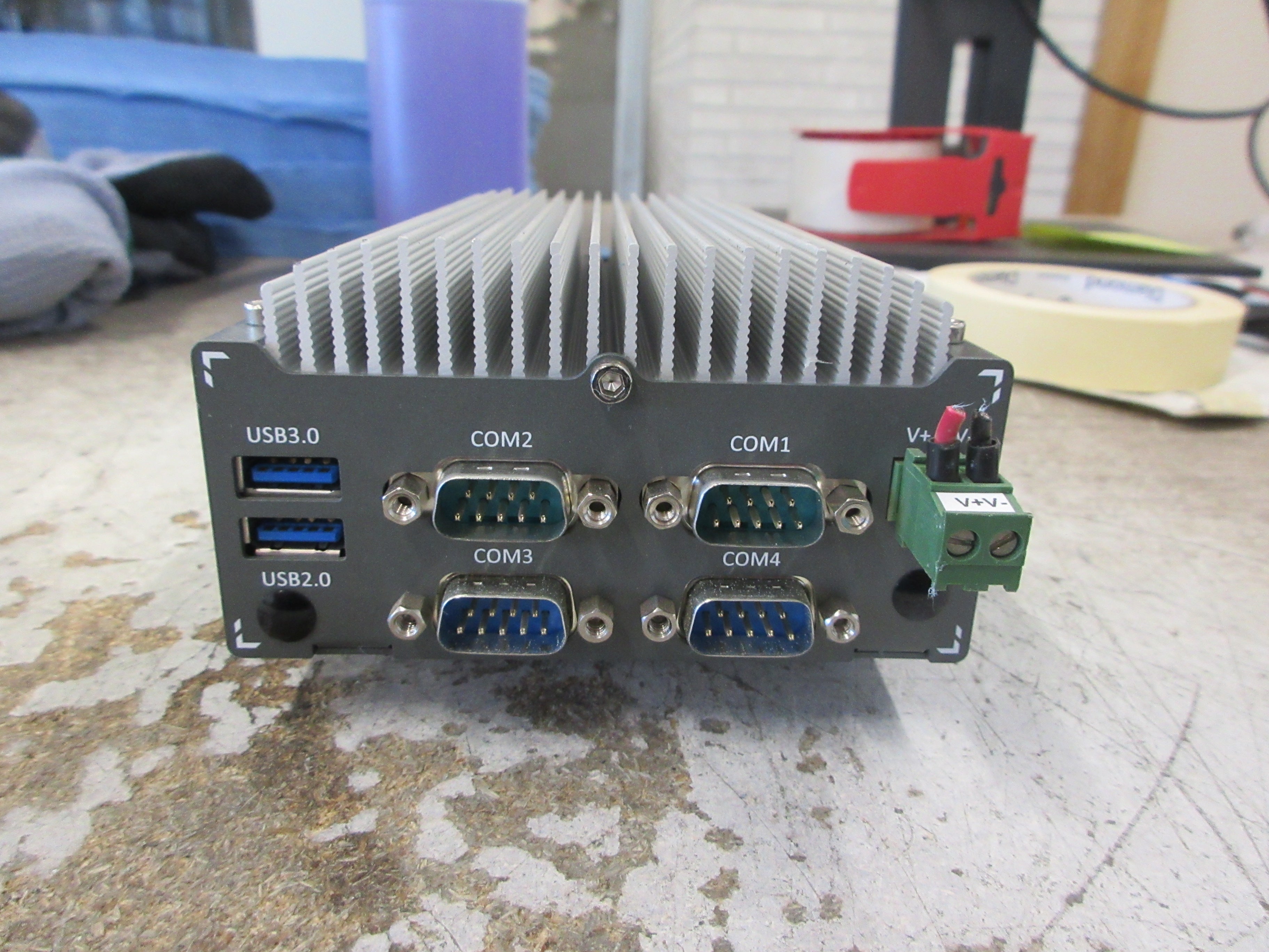 Neousys Ultra-Compact Embedded Controller POC-210 Intel Atom E3845 4x Com Used