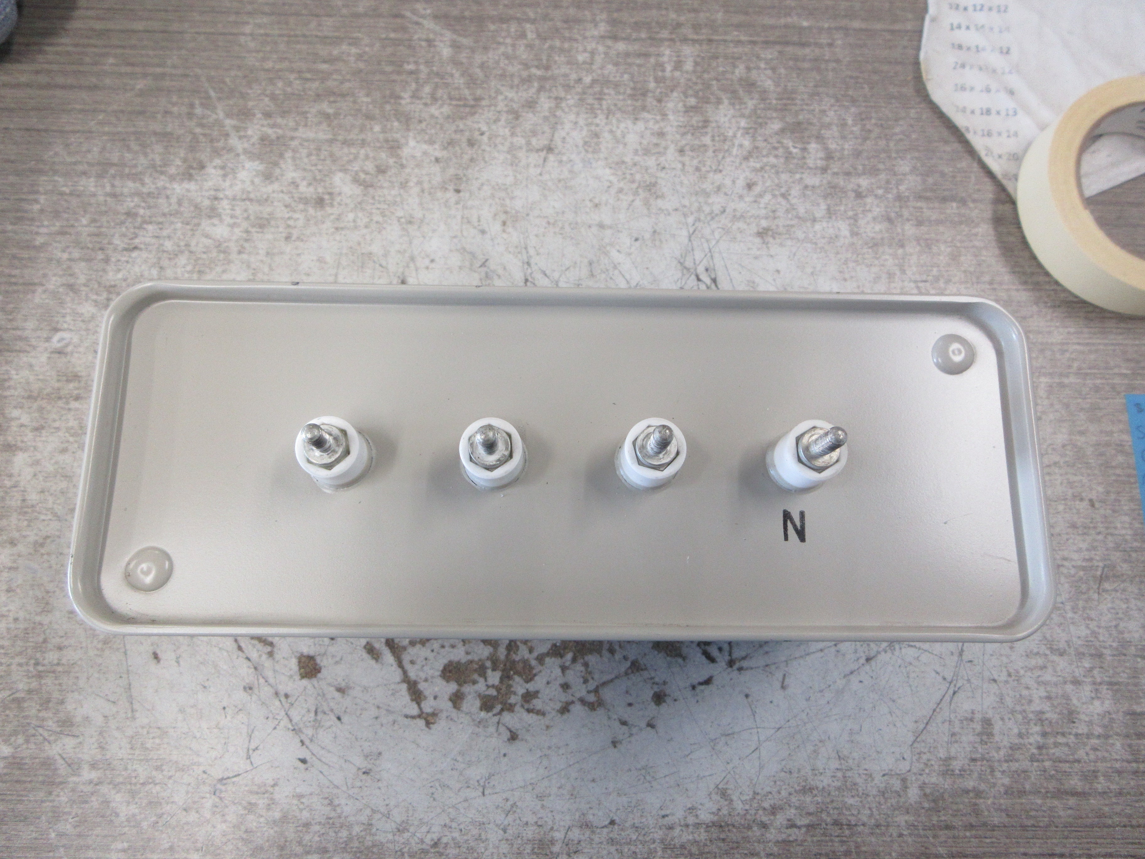 Shizuki Capacitor MF-RG 3X300uF 200V 3Ph 60Hz Used