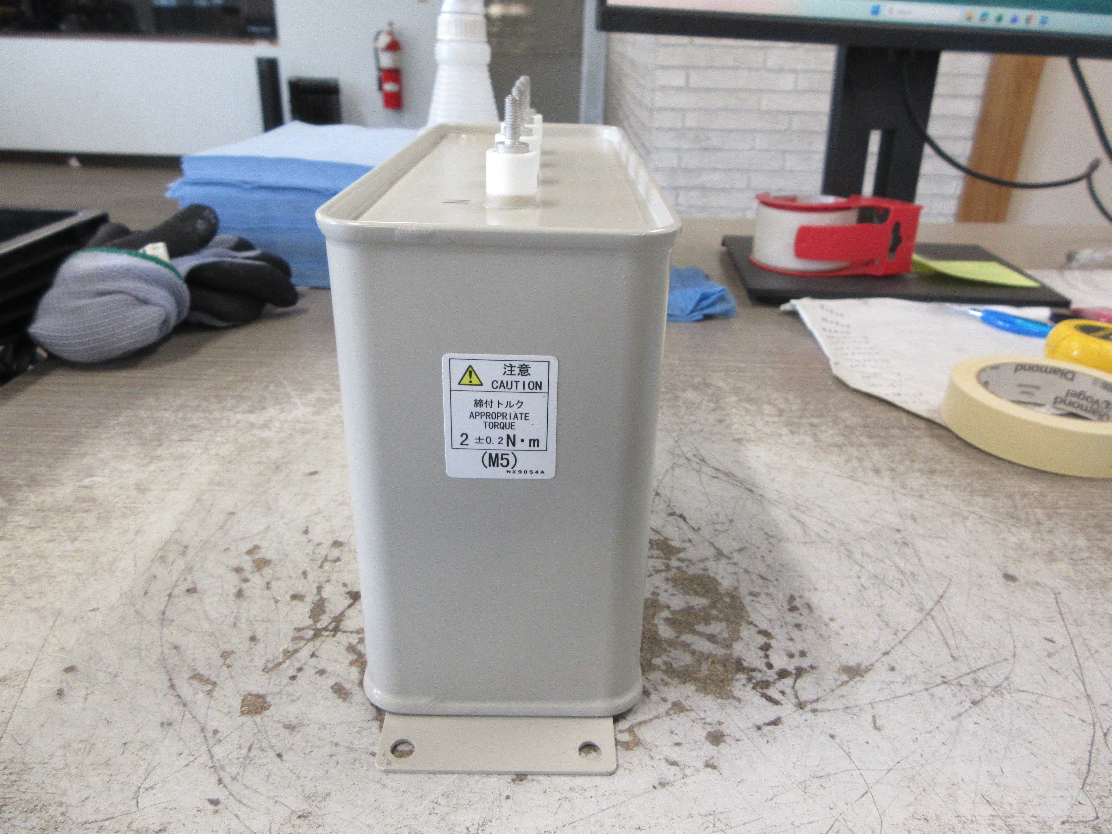 Shizuki Capacitor MF-RG 3X300uF 200V 3Ph 60Hz Used