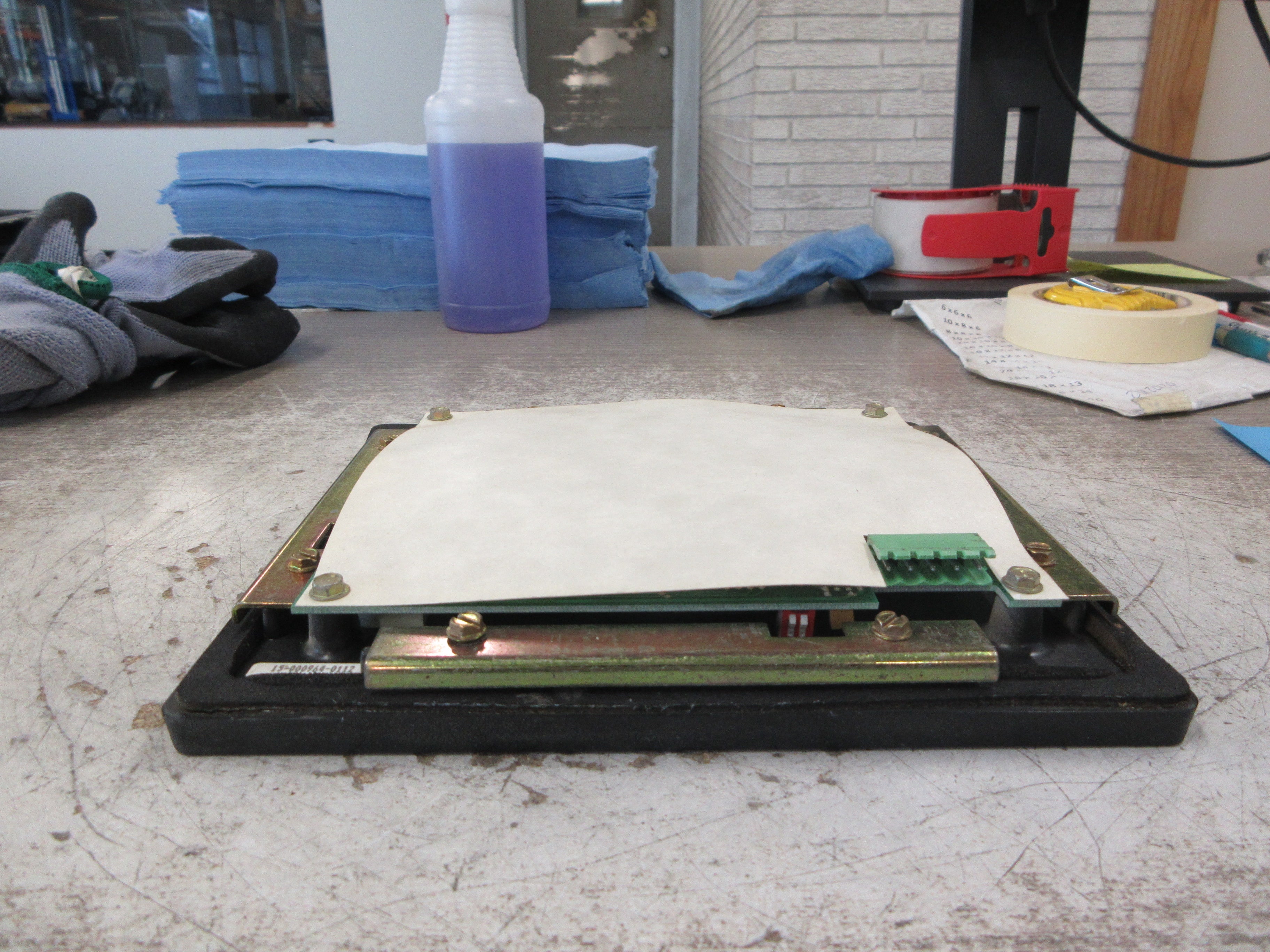 Eaton Dynamatic Control Panel 15-000964-0112 Used