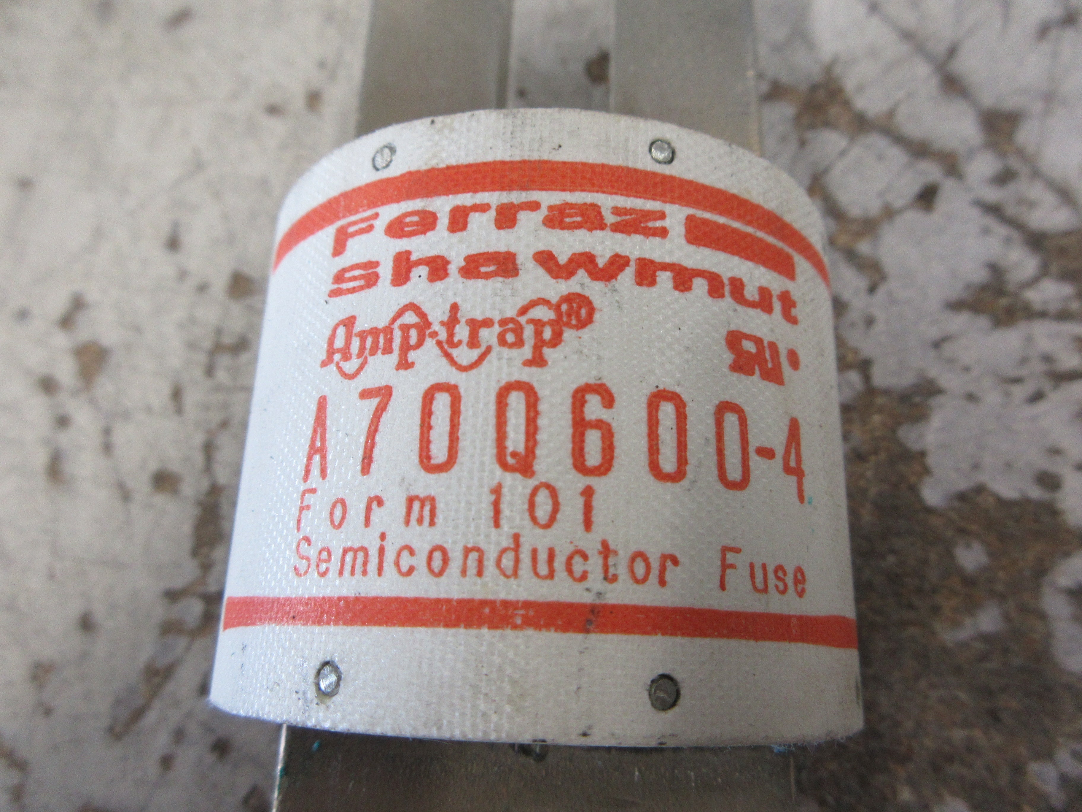 Ferraz Shawmut Amp-Trap Fuse A70Q600-4 600A 700V Used