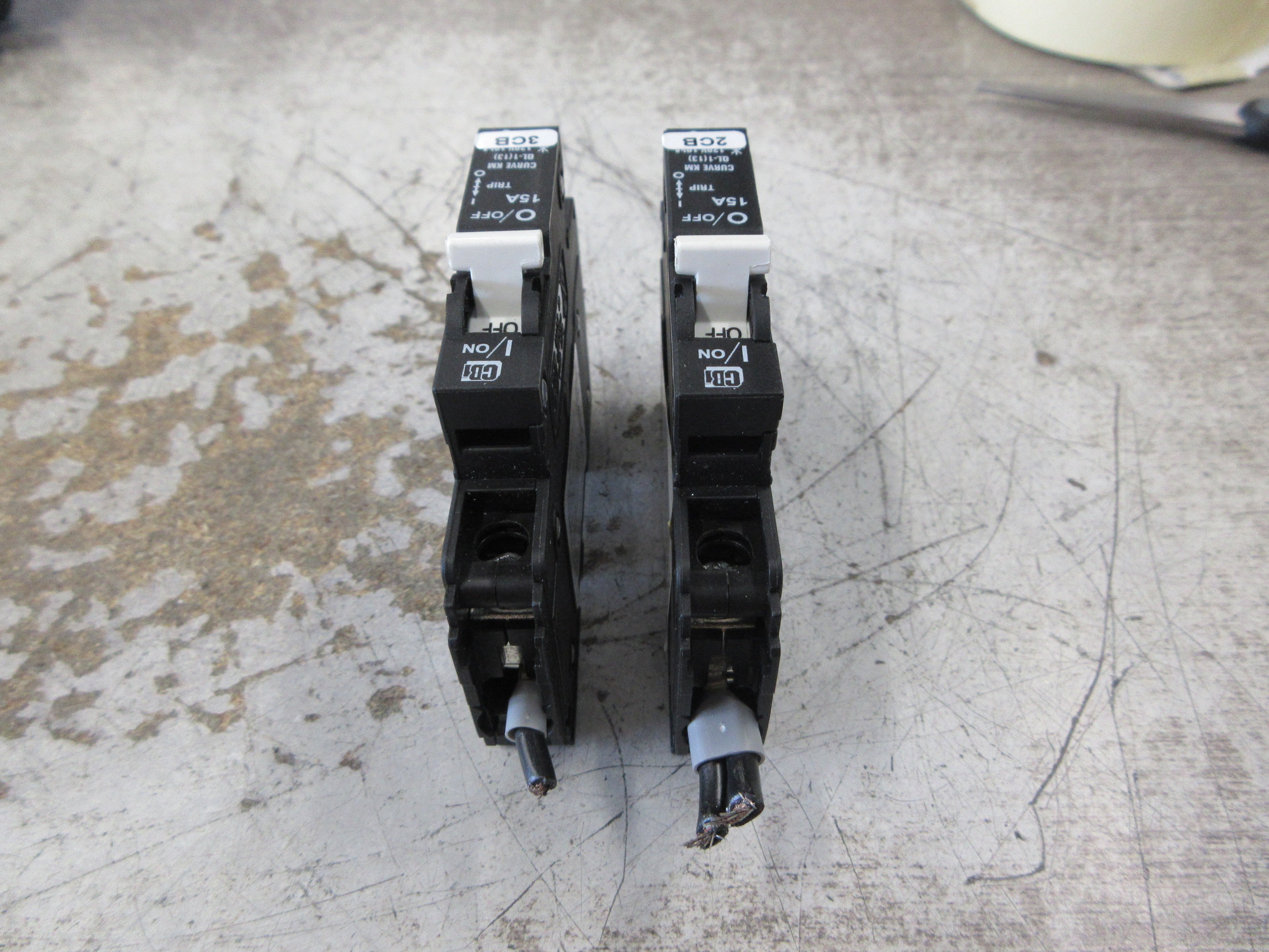 CBi Circuit Breaker QL18KM15 15A 120V 1P *Lot of 2* Used
