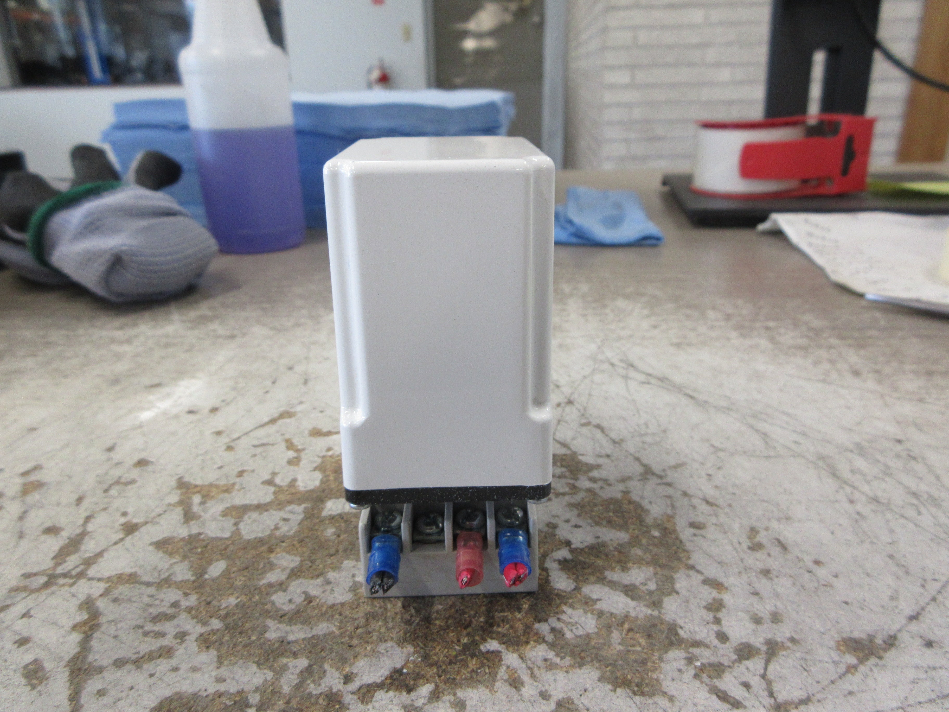Square D Timing Relay 9050 JCK1F5V14 Ser. F Delay: Fixed 5 Sec w/ Base Used