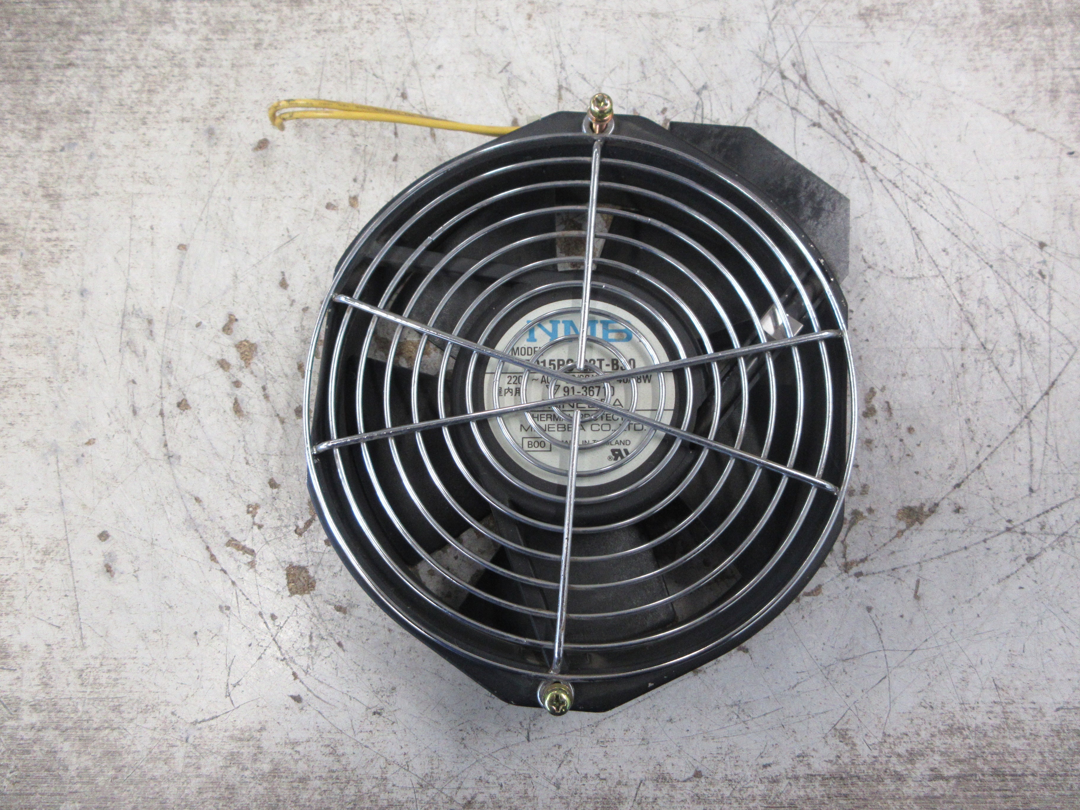Minebea NMB Axial Fan 5915PC-22T-B30 220V 50/60Hz W/Grille Used