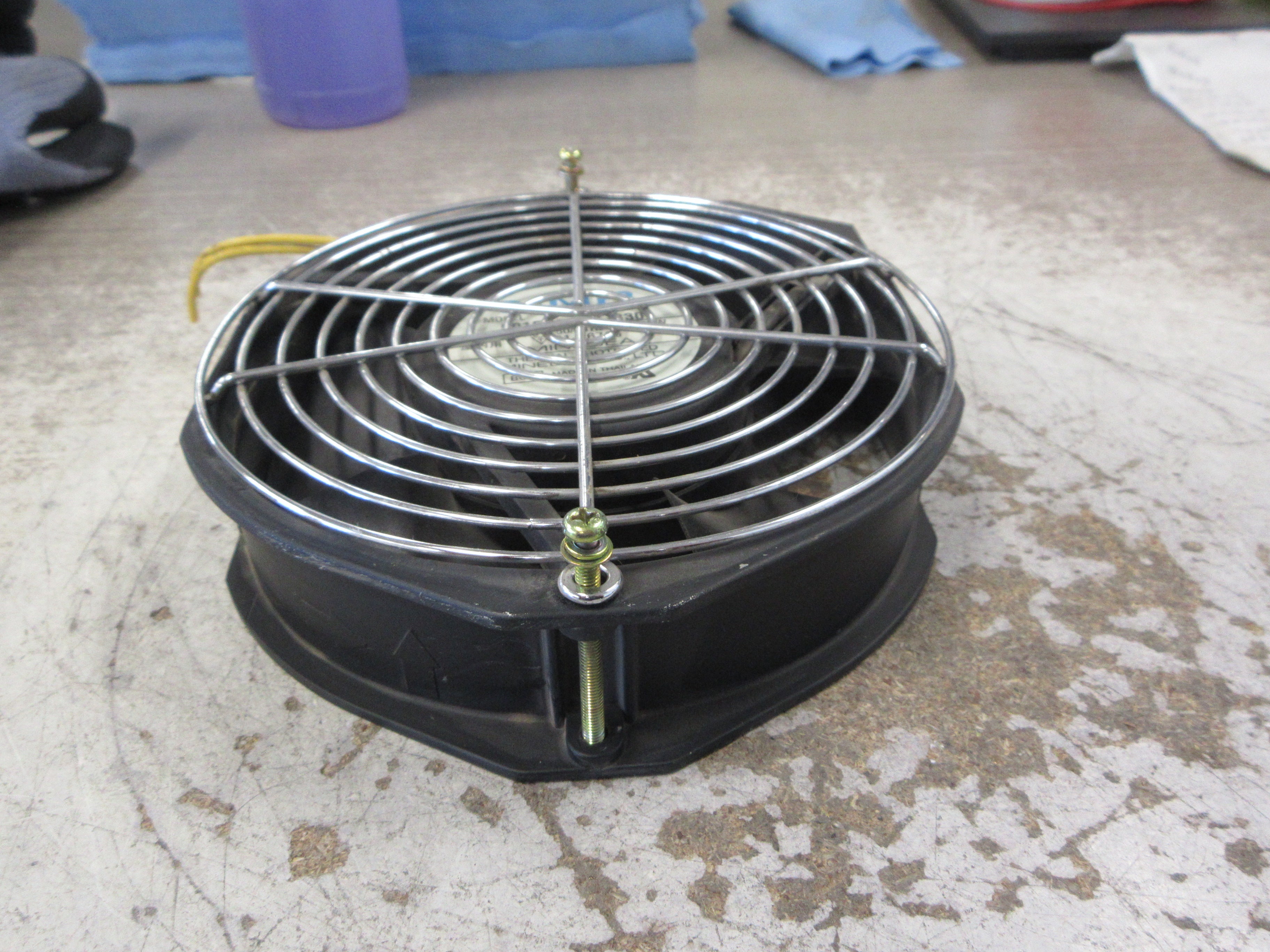 Minebea NMB Axial Fan 5915PC-22T-B30 220V 50/60Hz W/Grille Used