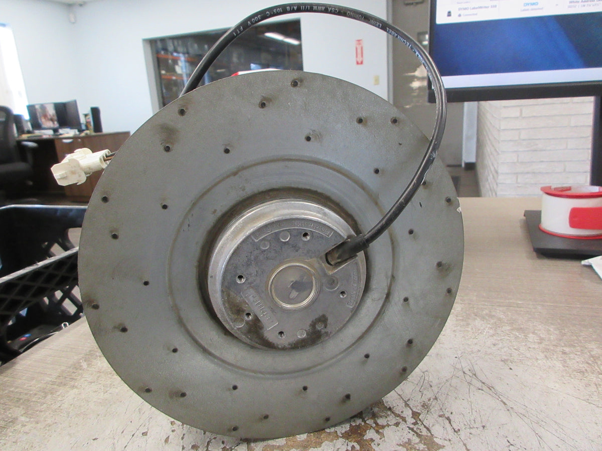 ebm Motorized Impeller R2E225-BB51-10 115V 60Hz 2850 RPM Used
