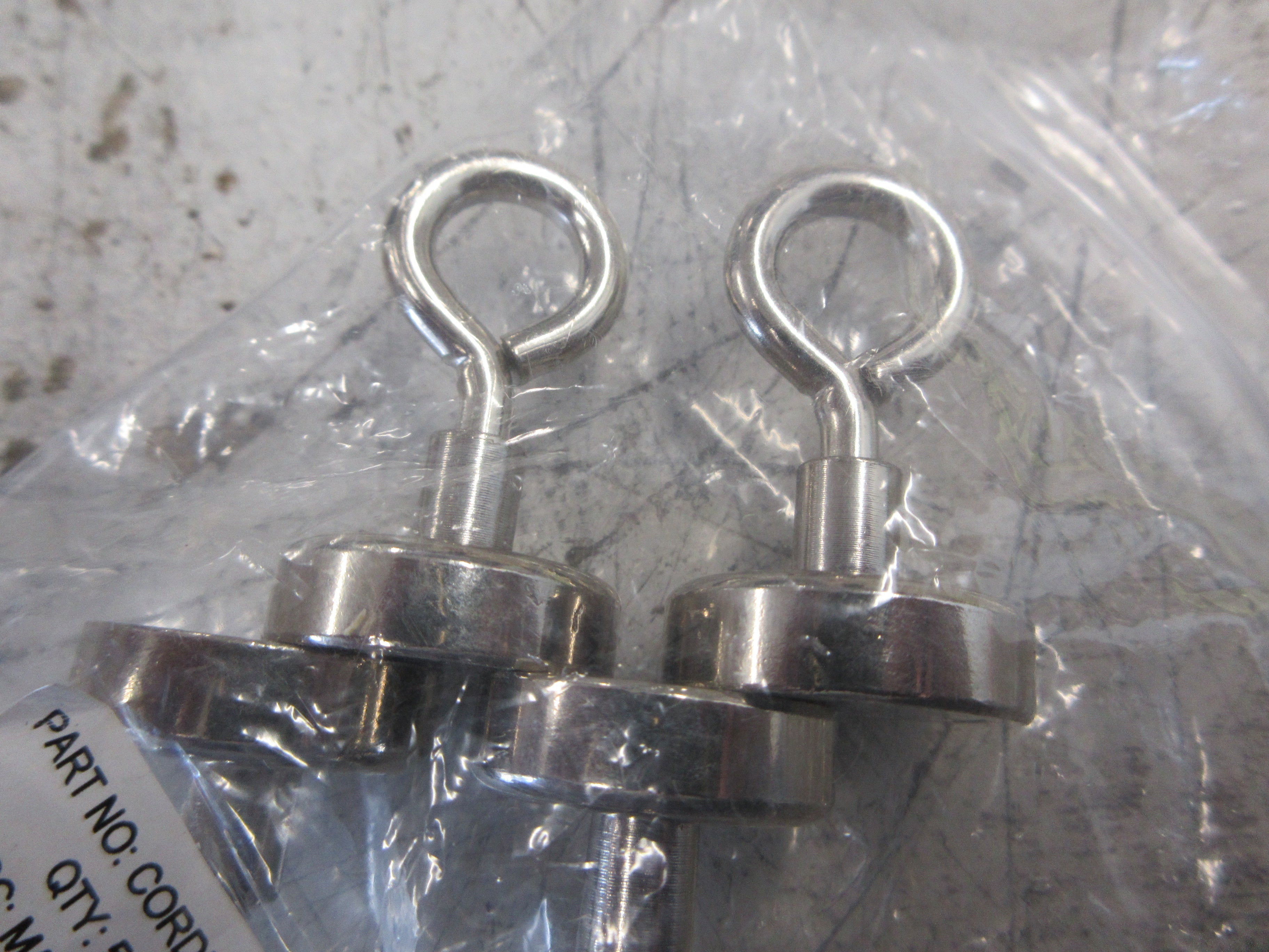 Epco Magnet Hook CORDLIGHT-MH 22lbs. Holding Force Chrome New Surplus