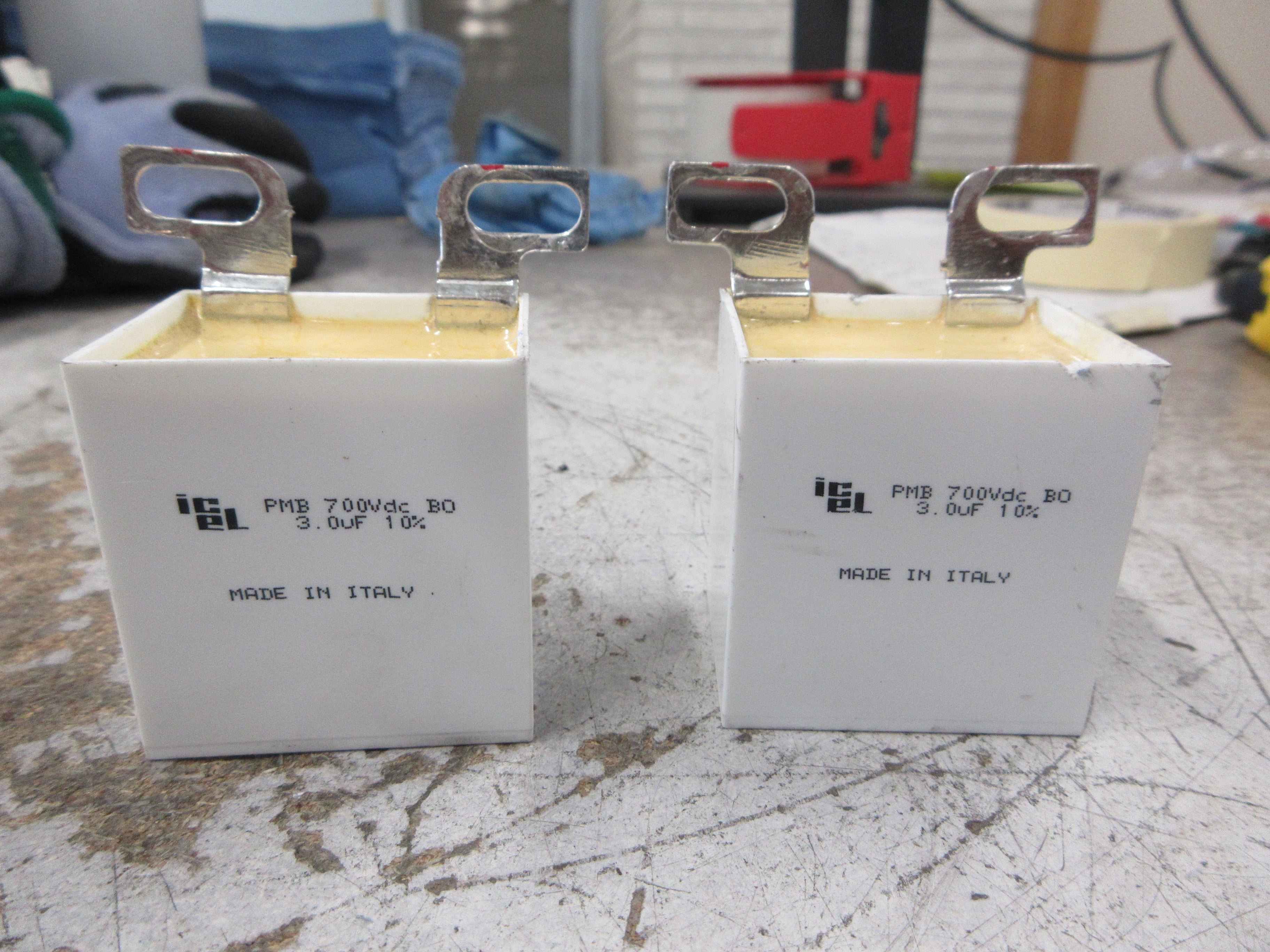 ICEL Capacitor PMB-700VDC-B0 3uF 700VDC *Lot of 2* Used
