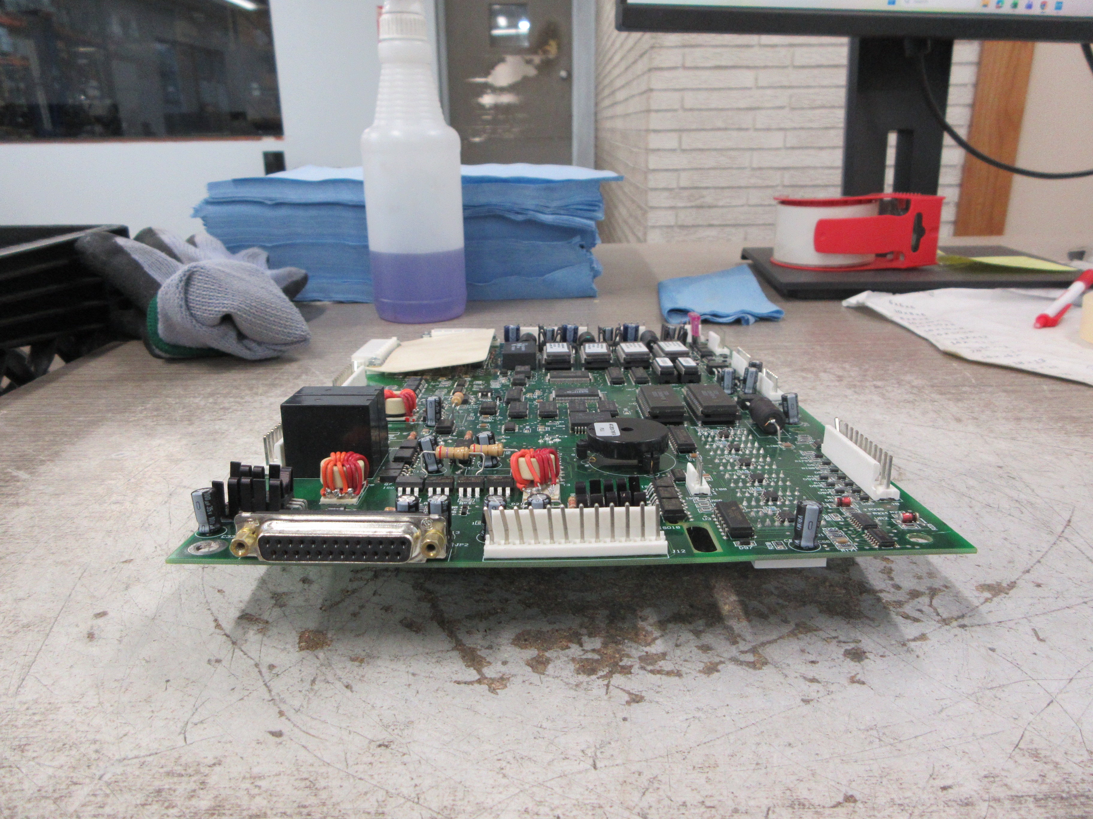 Eaton Monitor Panel Control Board 101073071-001 Rev. 1 Used