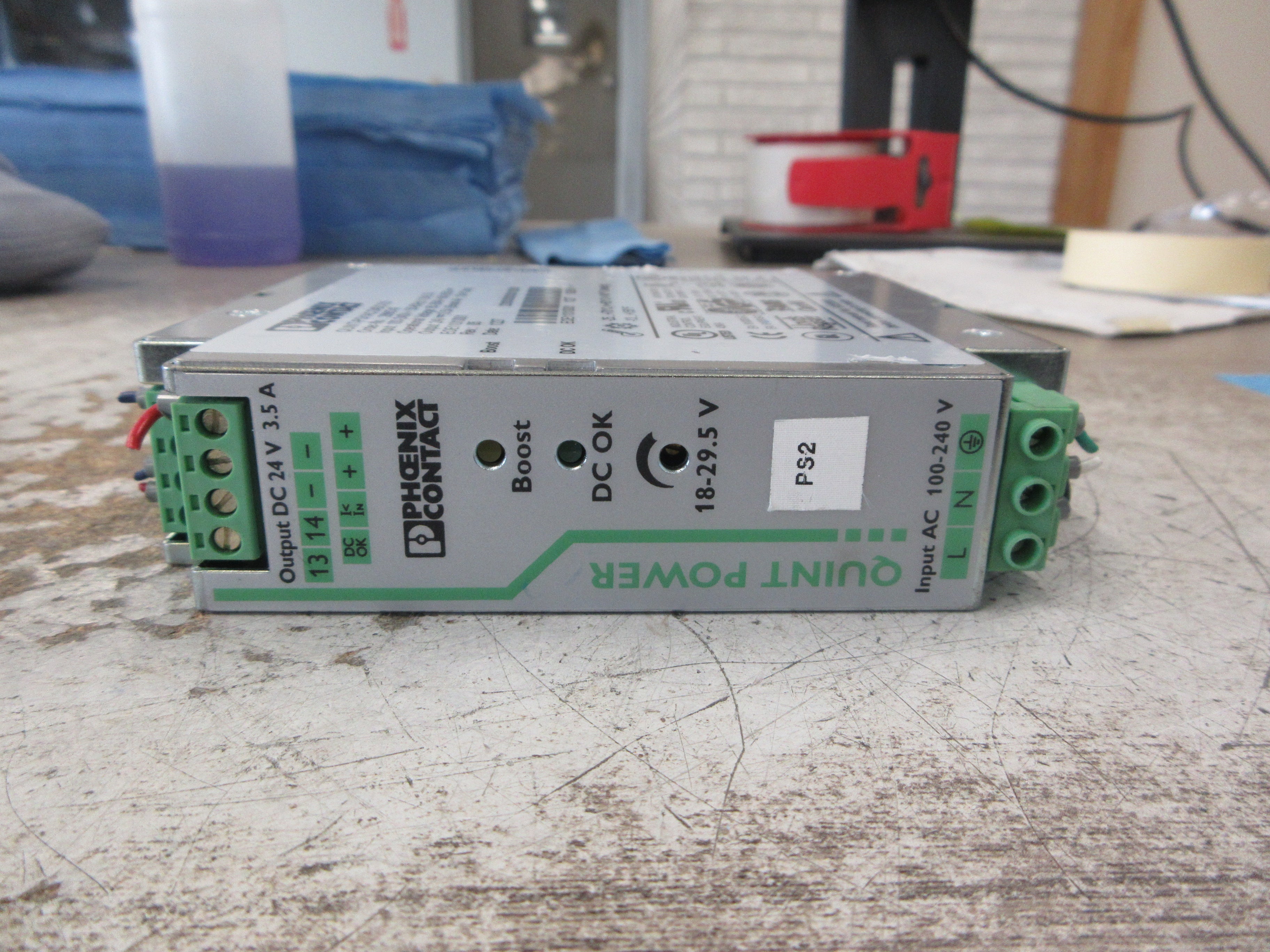 Phoenix Contact Quint Power Supply 2866747 Rev. 05 QUIINT-PS/1AC/24DC/3.5 Used