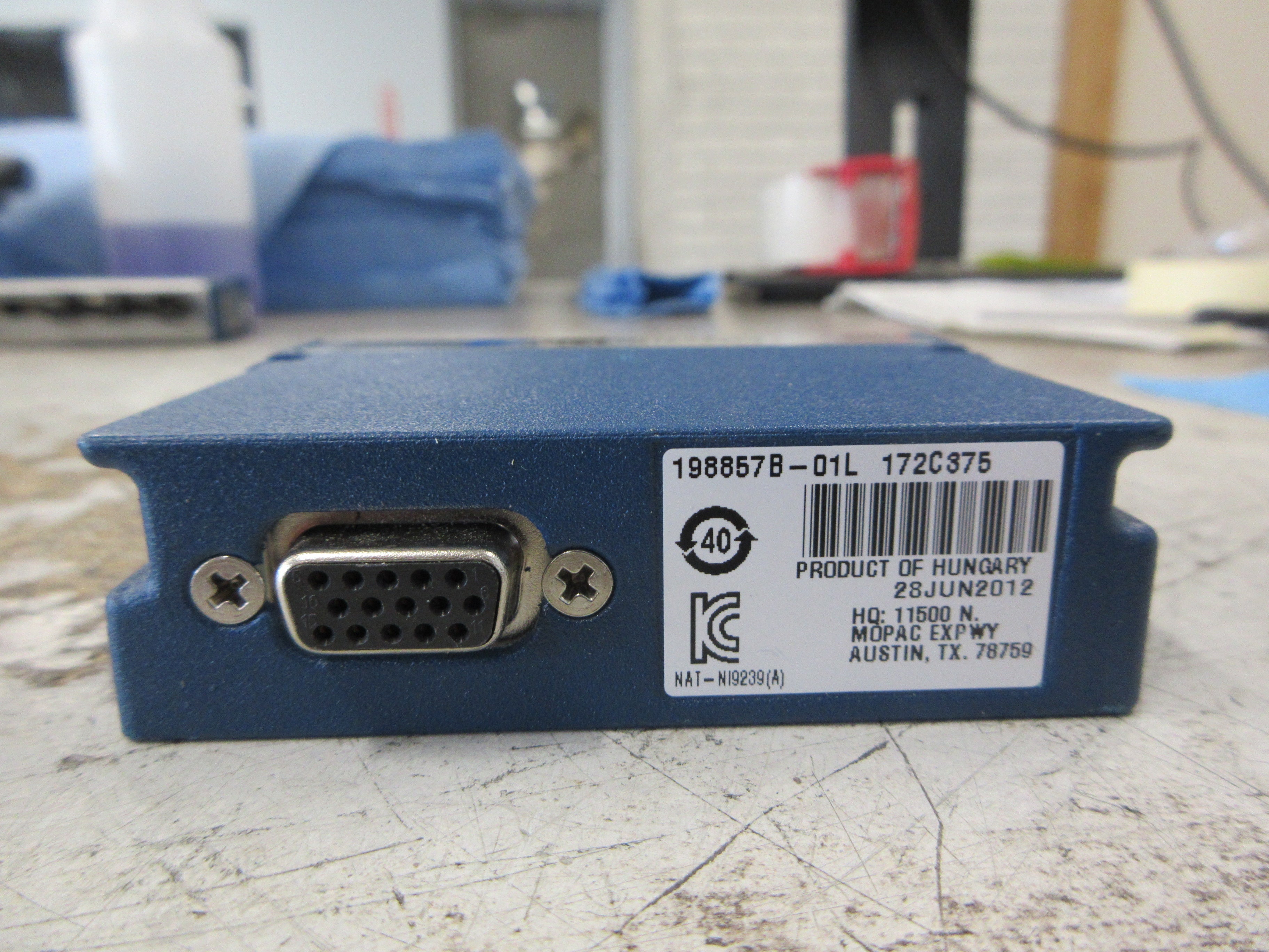 National Instruments NI 9239 Simultaneous Analog Input Module 198857B-01L Used