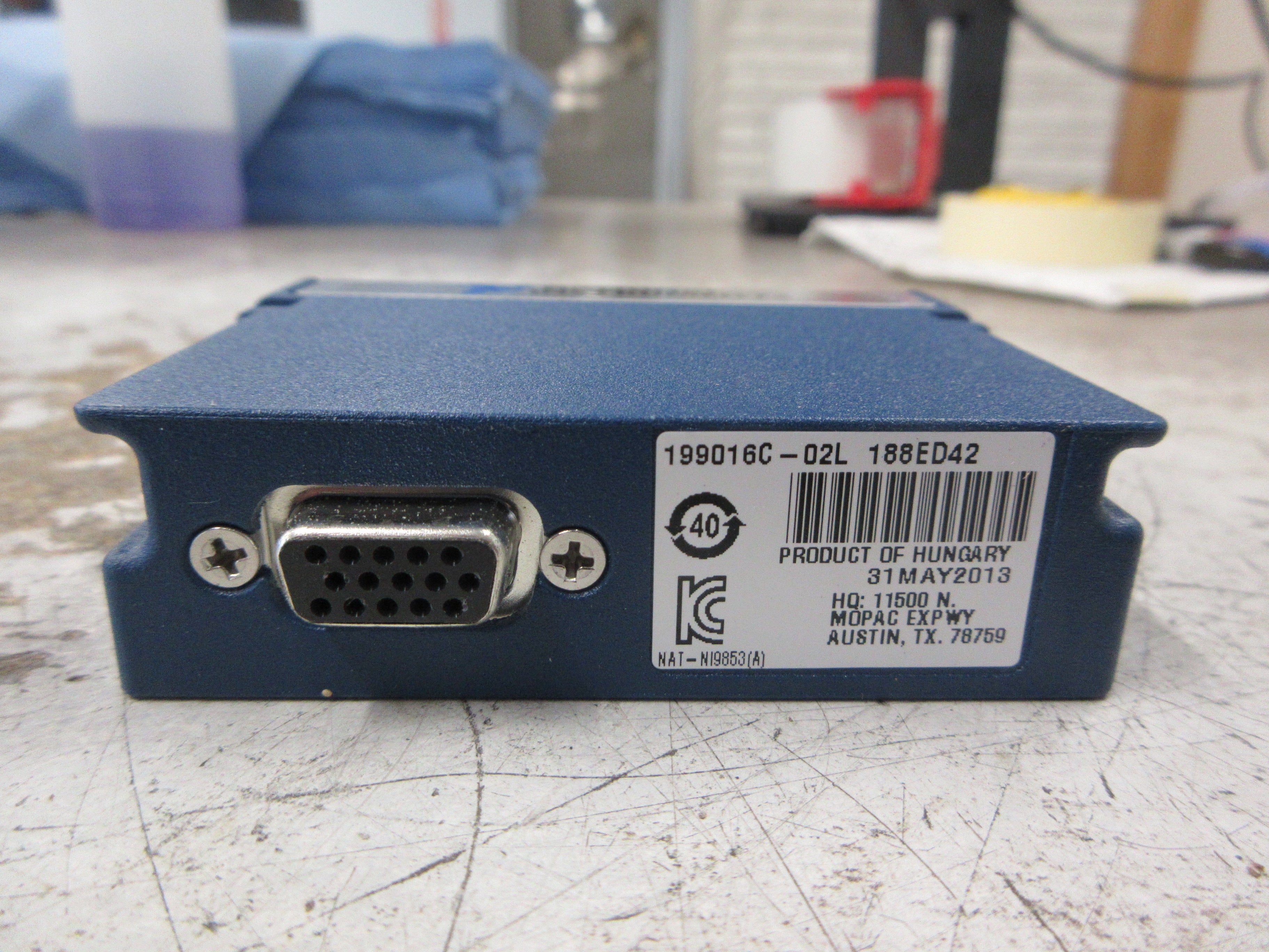 National Instruments NI 9853 High-Speed CAN Interface Module 199016C-02L Used