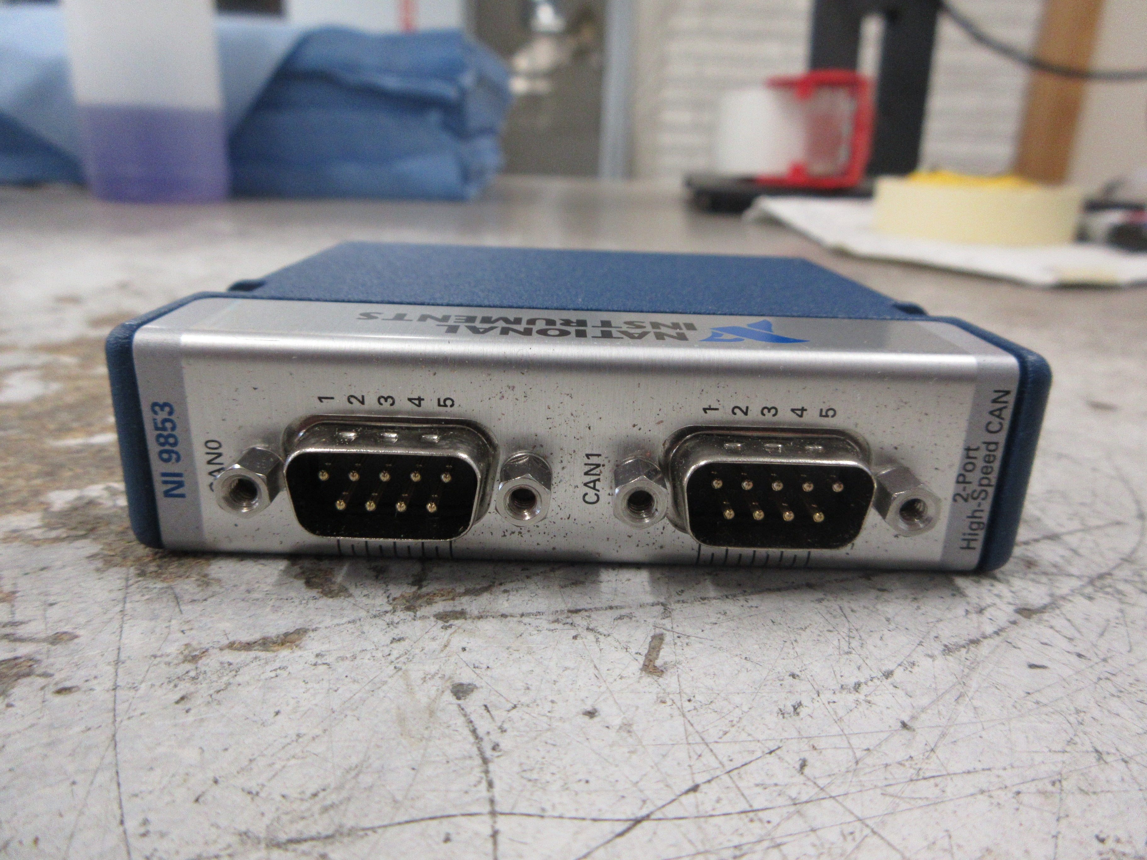 National Instruments NI 9853 High-Speed CAN Interface Module 199016C-02L Used