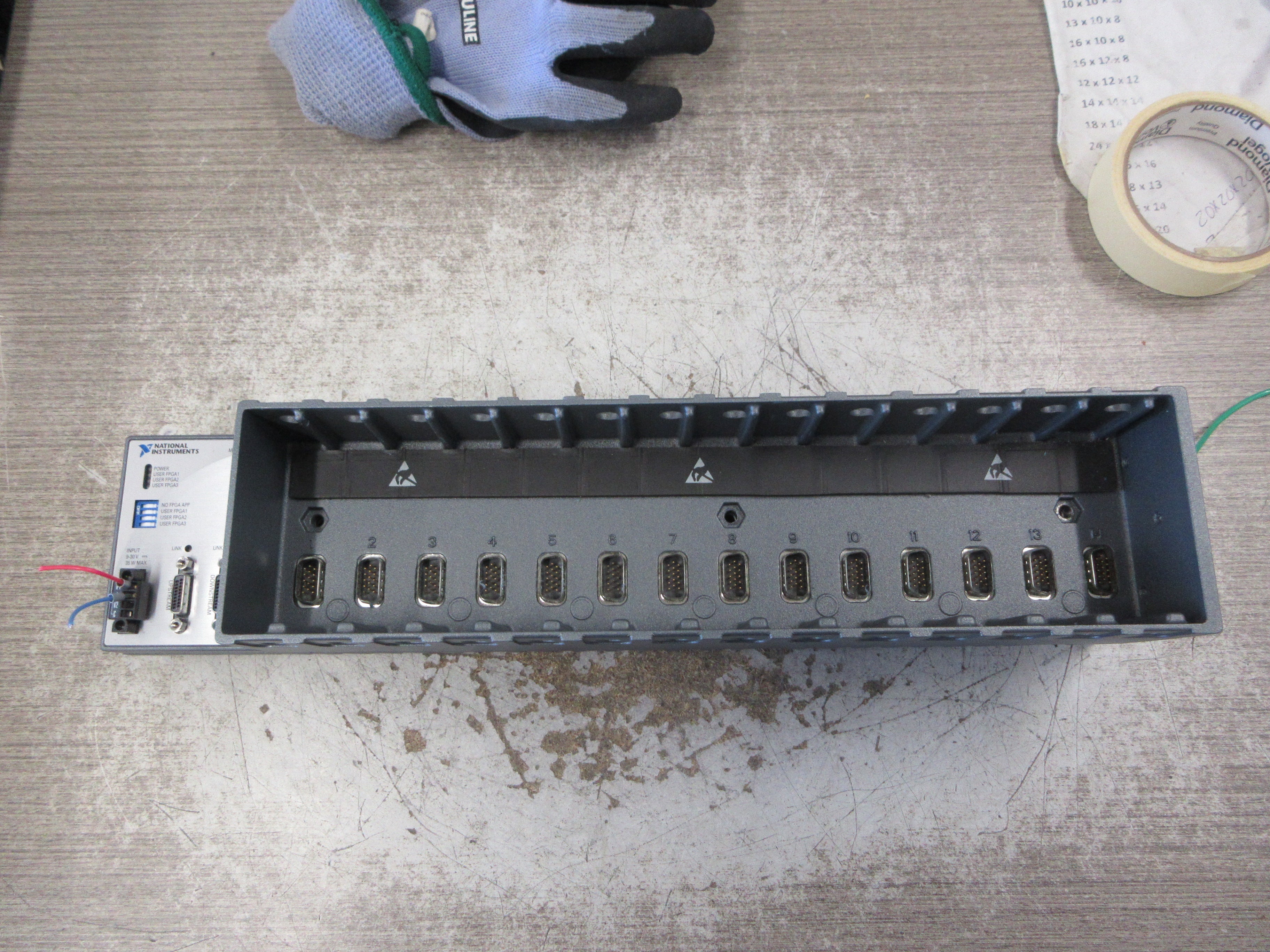 National Instruments NI 9159 MXI-Express RIO Chassis 199305A-02L 14-Slot Used