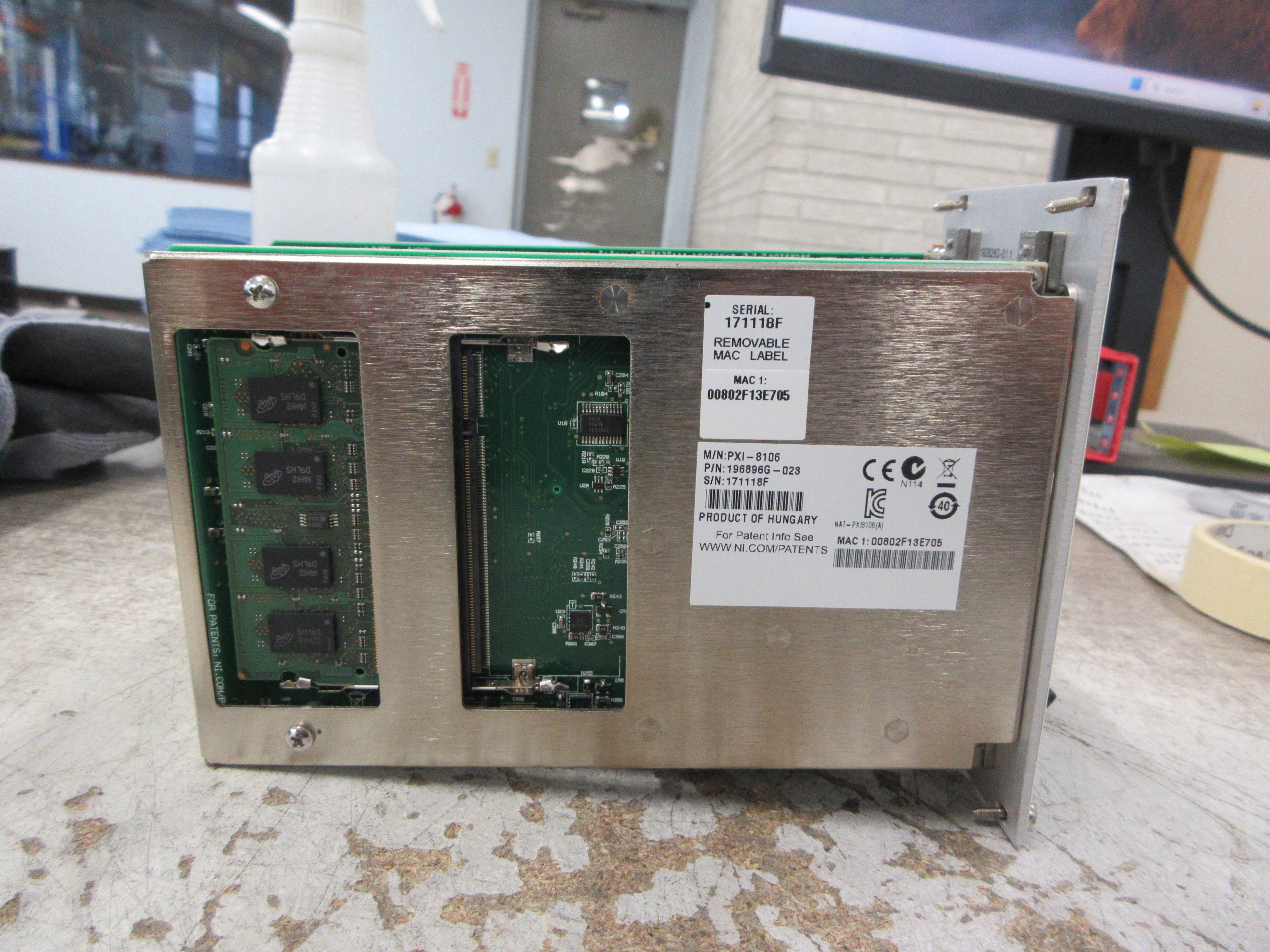 National Instruments NI PXI-8106 Embedded Controller 196896G-023 Used