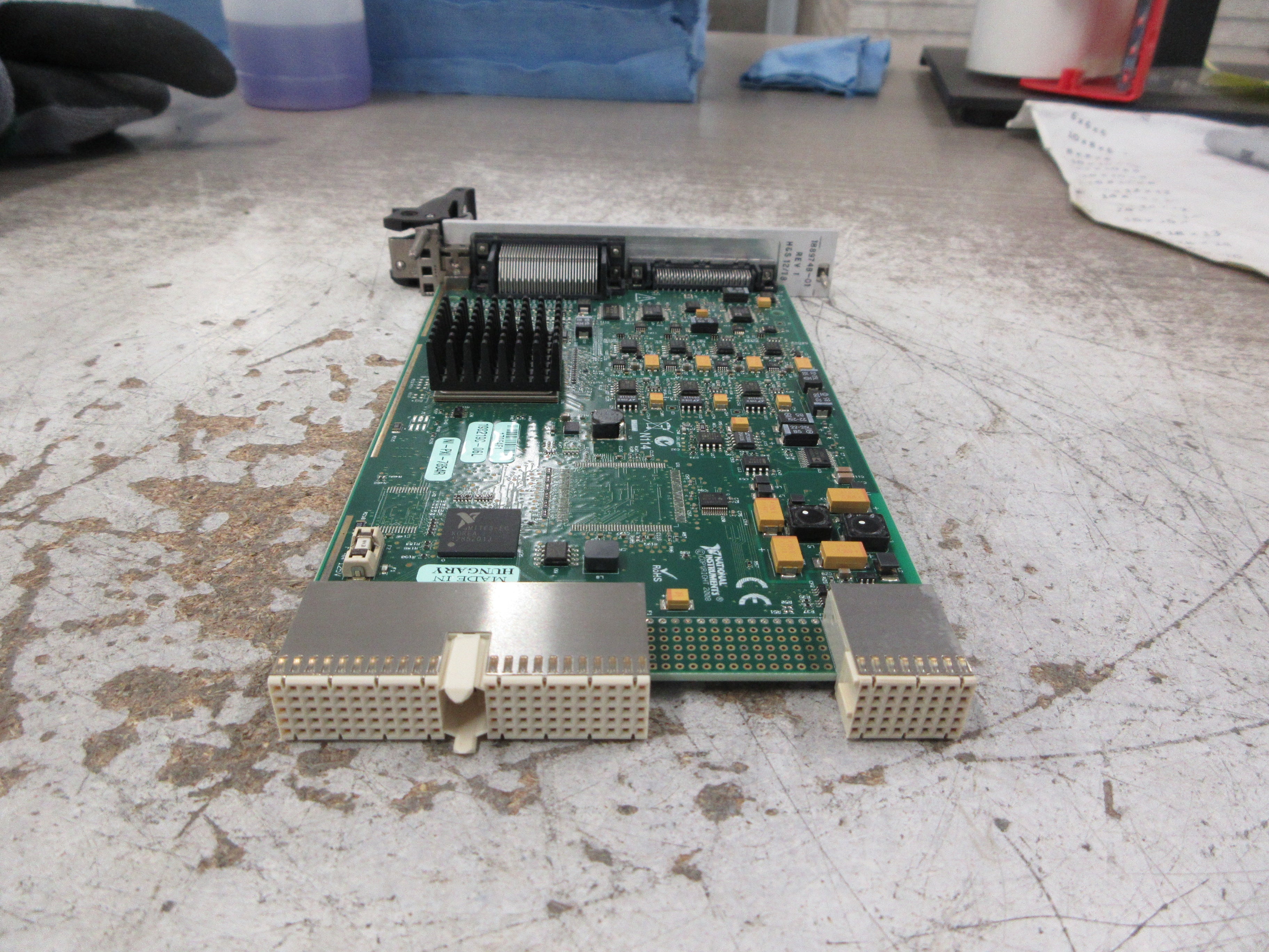 National Instruments NI PXI-7854R Reconfigurable I/O Module 198219C-06L Used