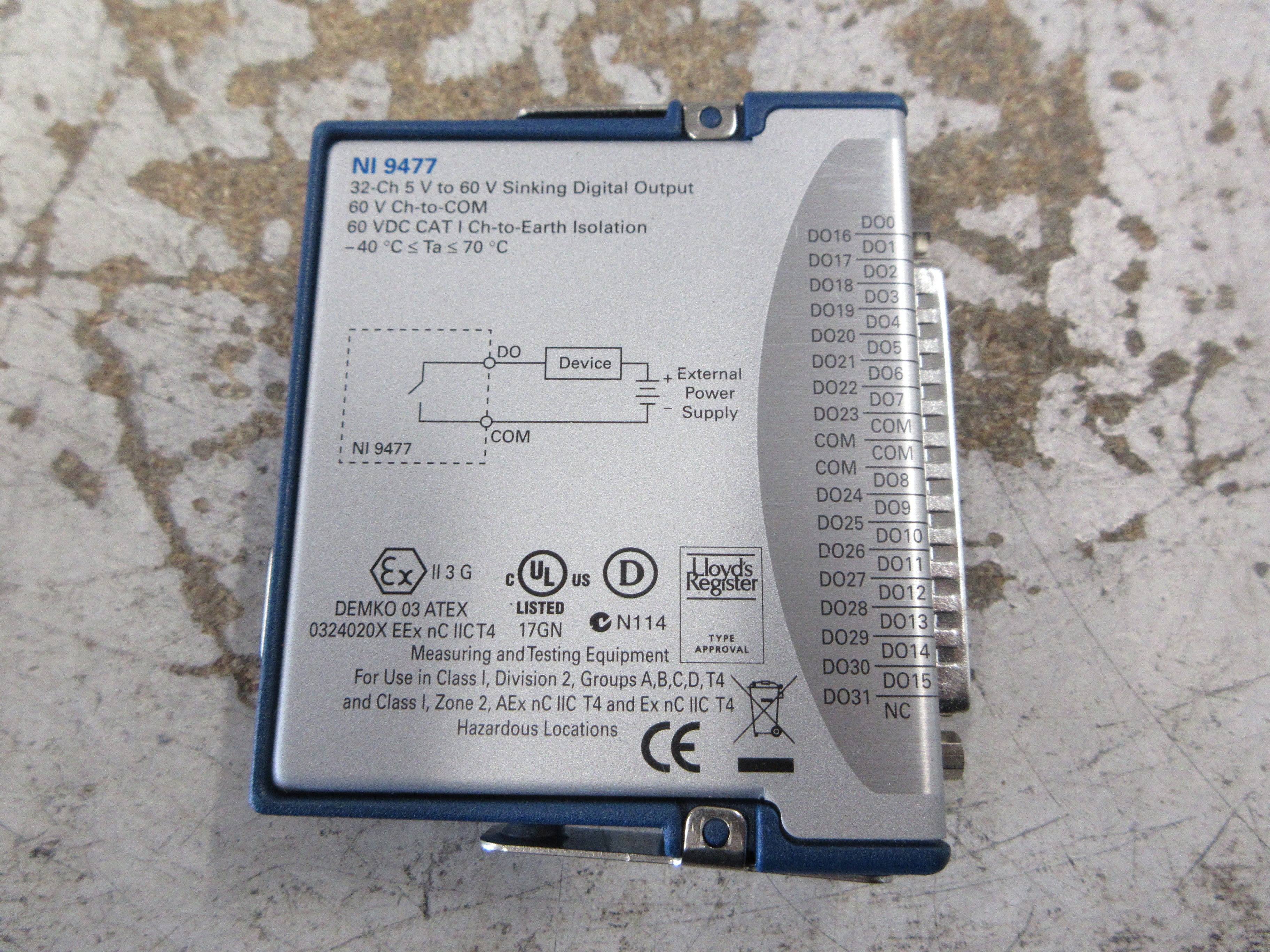 National Instruments NI 9477 Sinking Digital Output Module 199017B-02L Used
