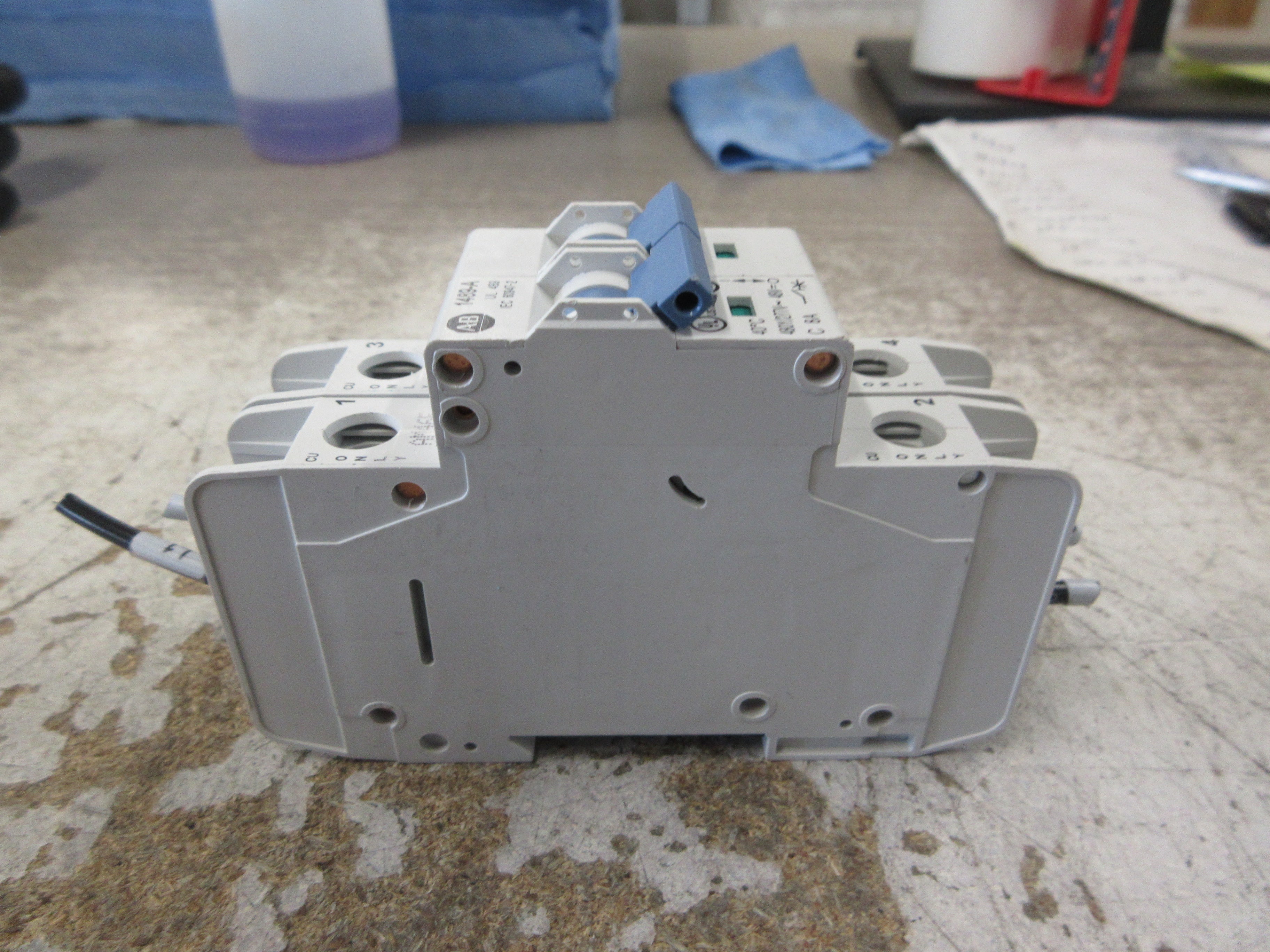 Allen-Bradley Circuit Breaker 1489-A2C080 Ser. A 8A 480Y/277V 2P Used
