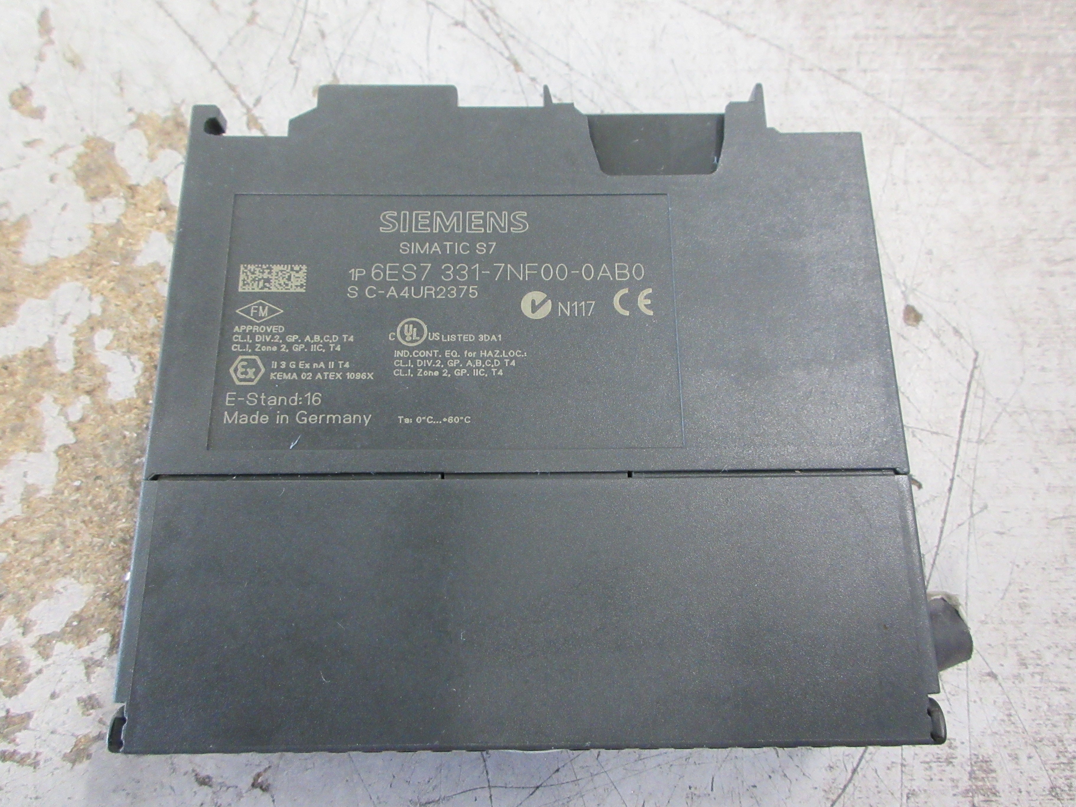 Siemens Simatic S7 Analog Input Module 6ES7 331-7NF00-0AB0 E-Stand: 16 Used