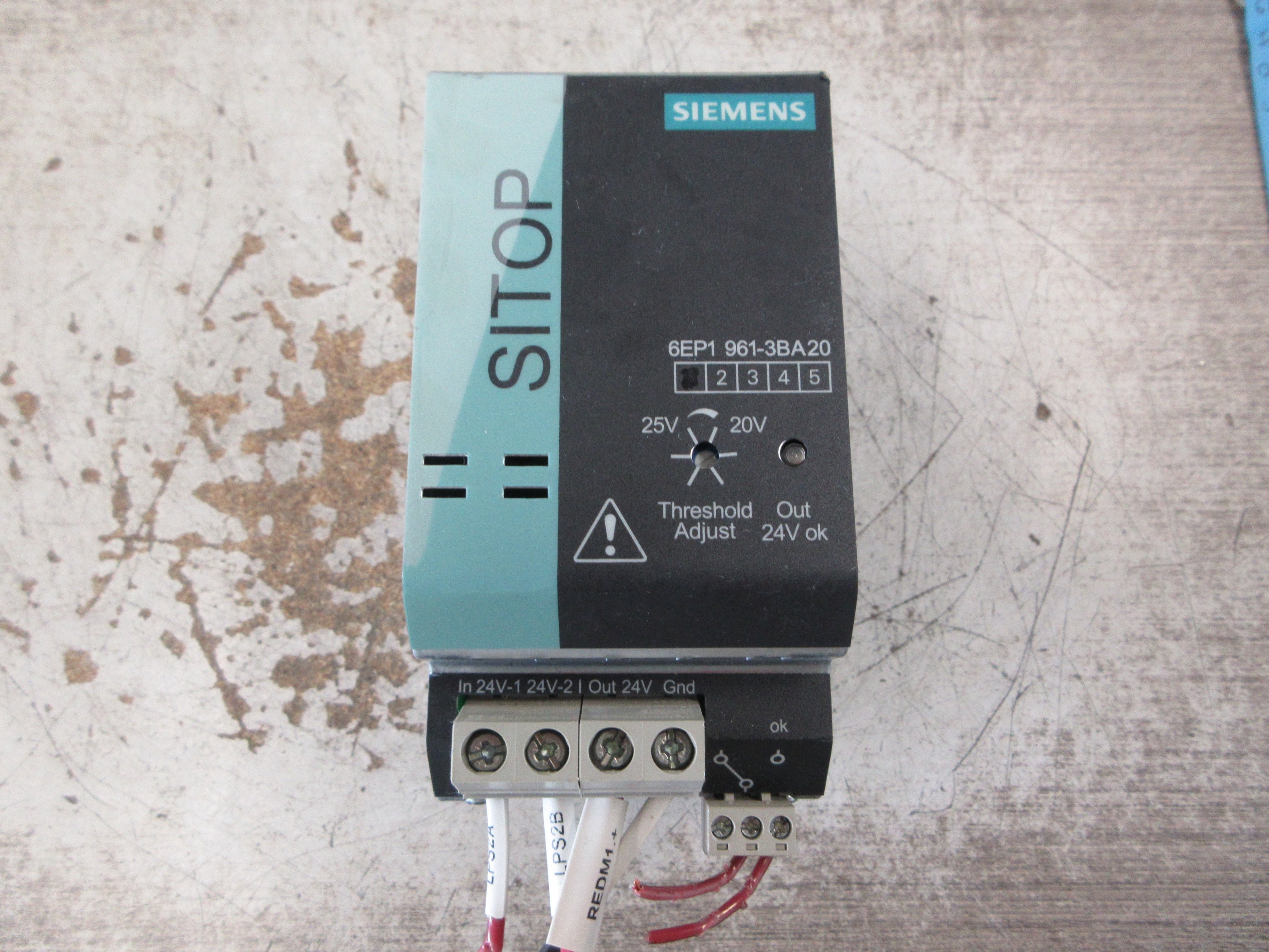 Siemens SITOP Redundancy Module 6EP1961-3BA20 Input: 24-35VDC Used