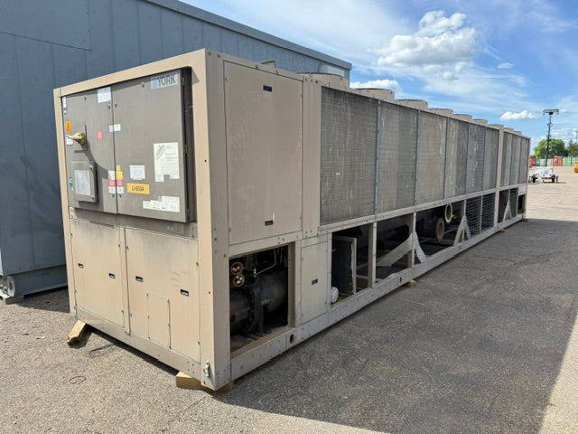 York YCIV Air Cooled Chiller YCIV0397PA46V 400 Ton (397 Ton Nominal) 460V Used
