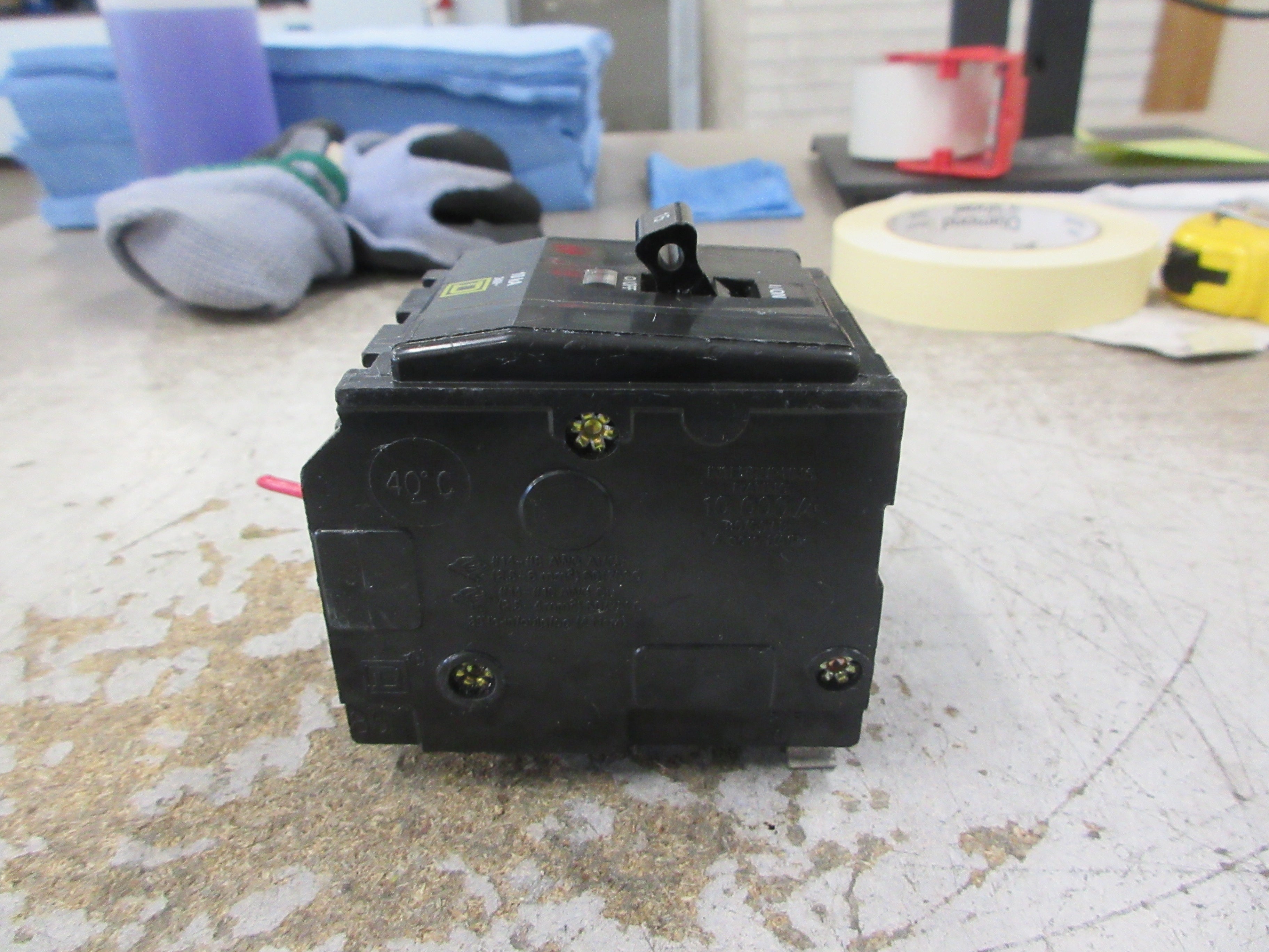 Square D Clip-On Circuit Breaker QO315 15A 240V 3P Used
