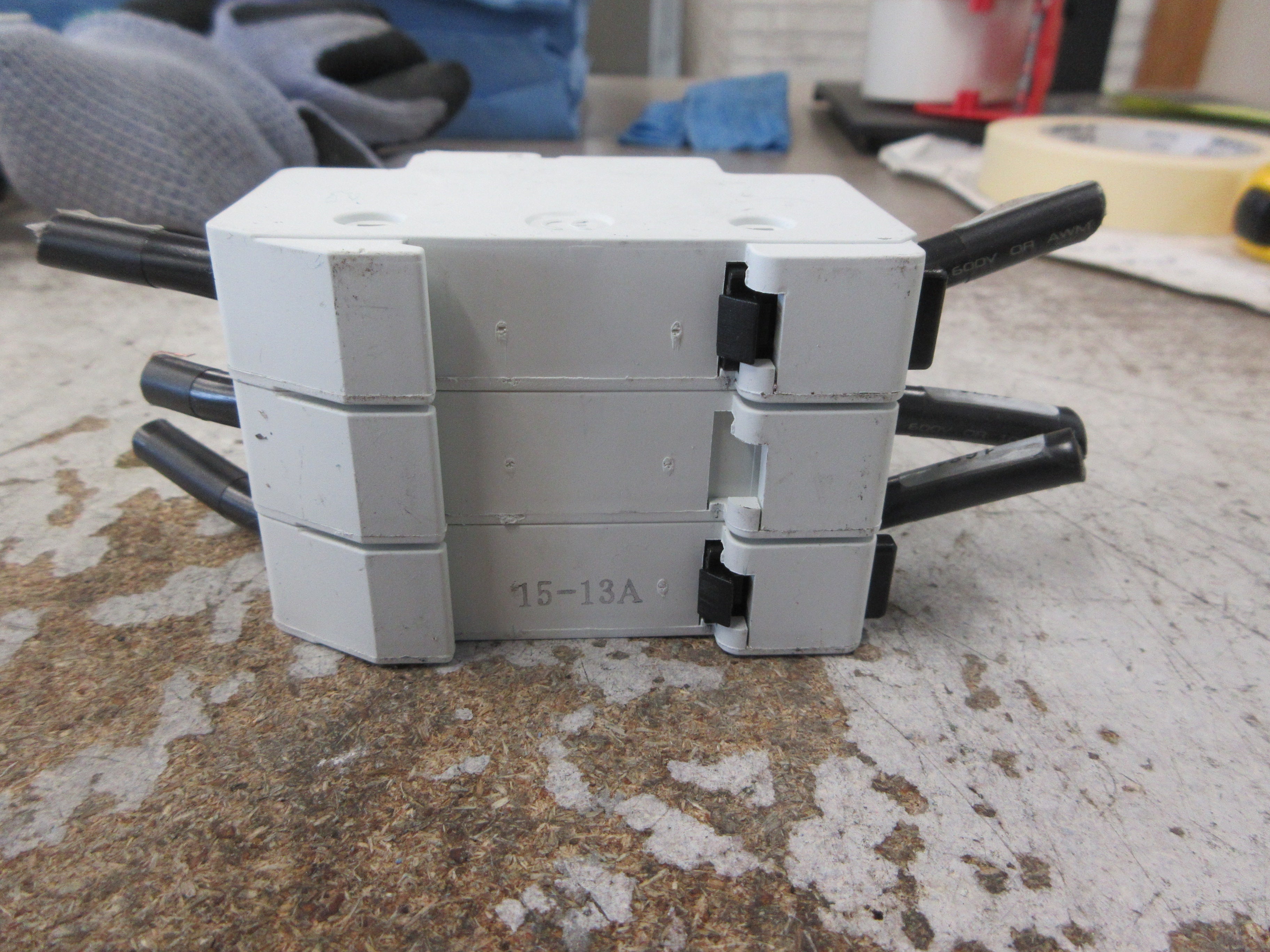 Ferraz Shawmut Ultrasafe Fuseholder USM3I 30A 600V 3P Used