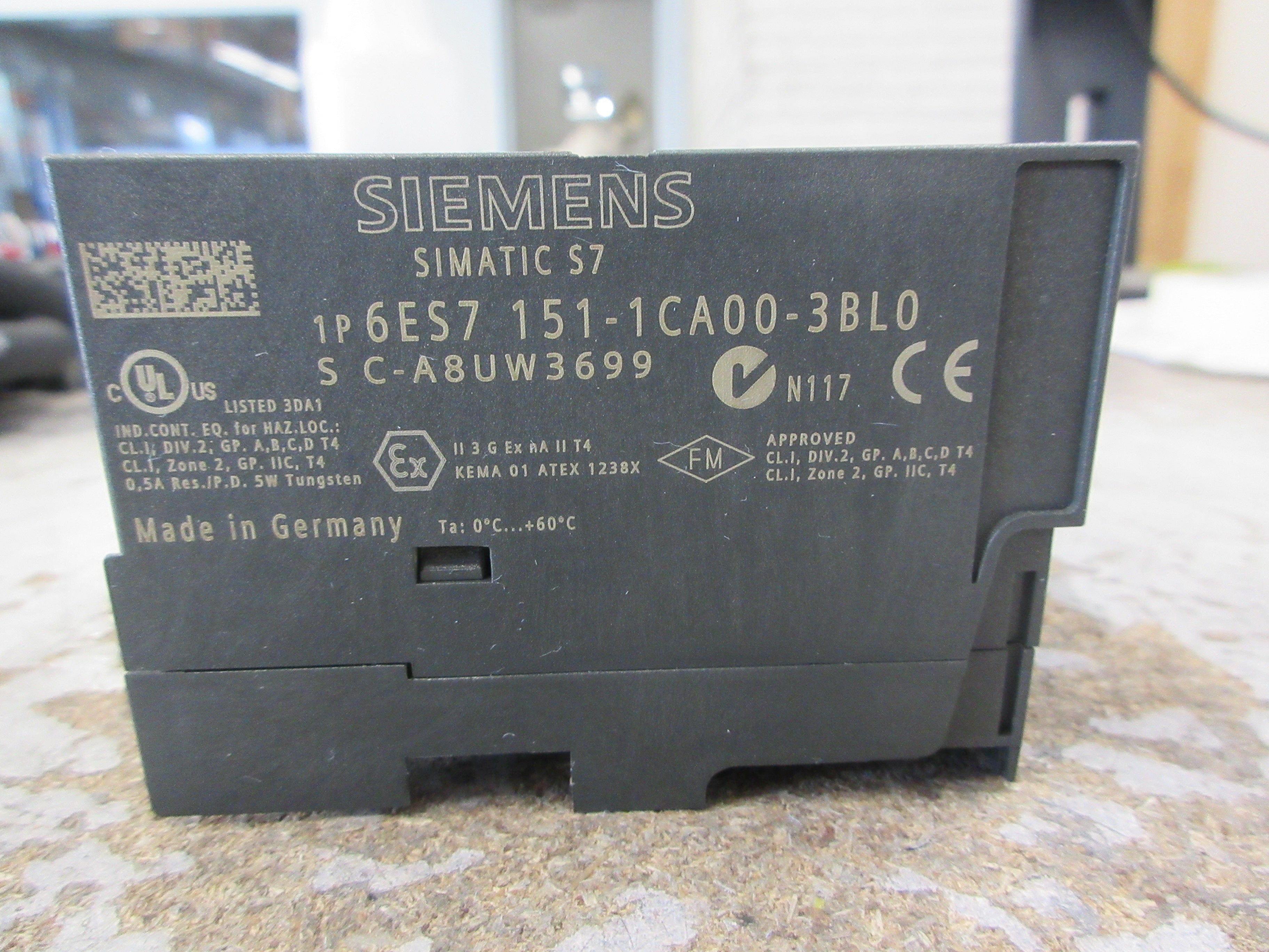 Siemens Simatic S7 I/O Module 6ES7 151-1CA00-3BLO Used
