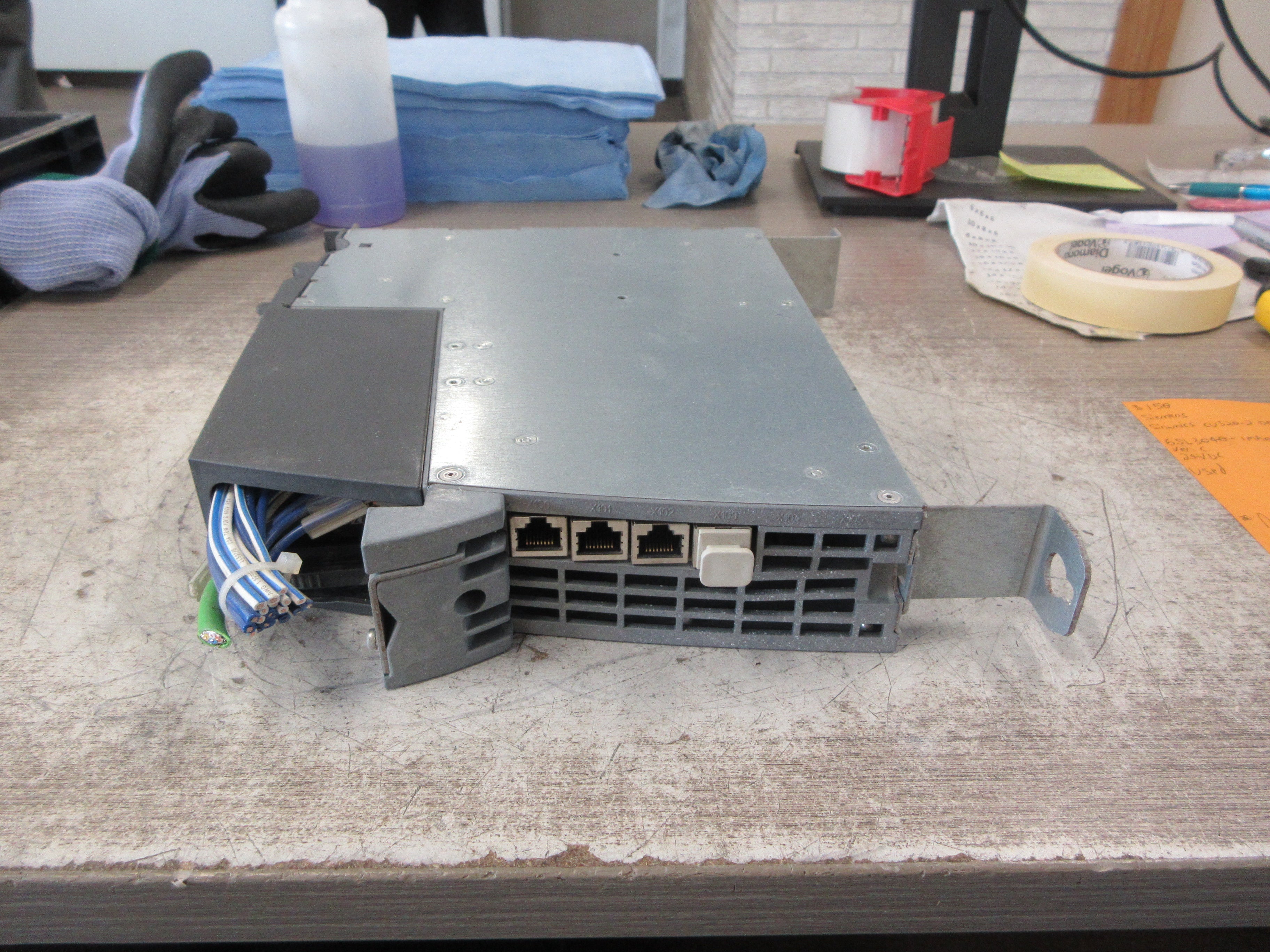 Siemens Sinamics CU320-2 DP Control Unit 6SL3040-1MA00-0AA0 Ver. C 24VDC Used