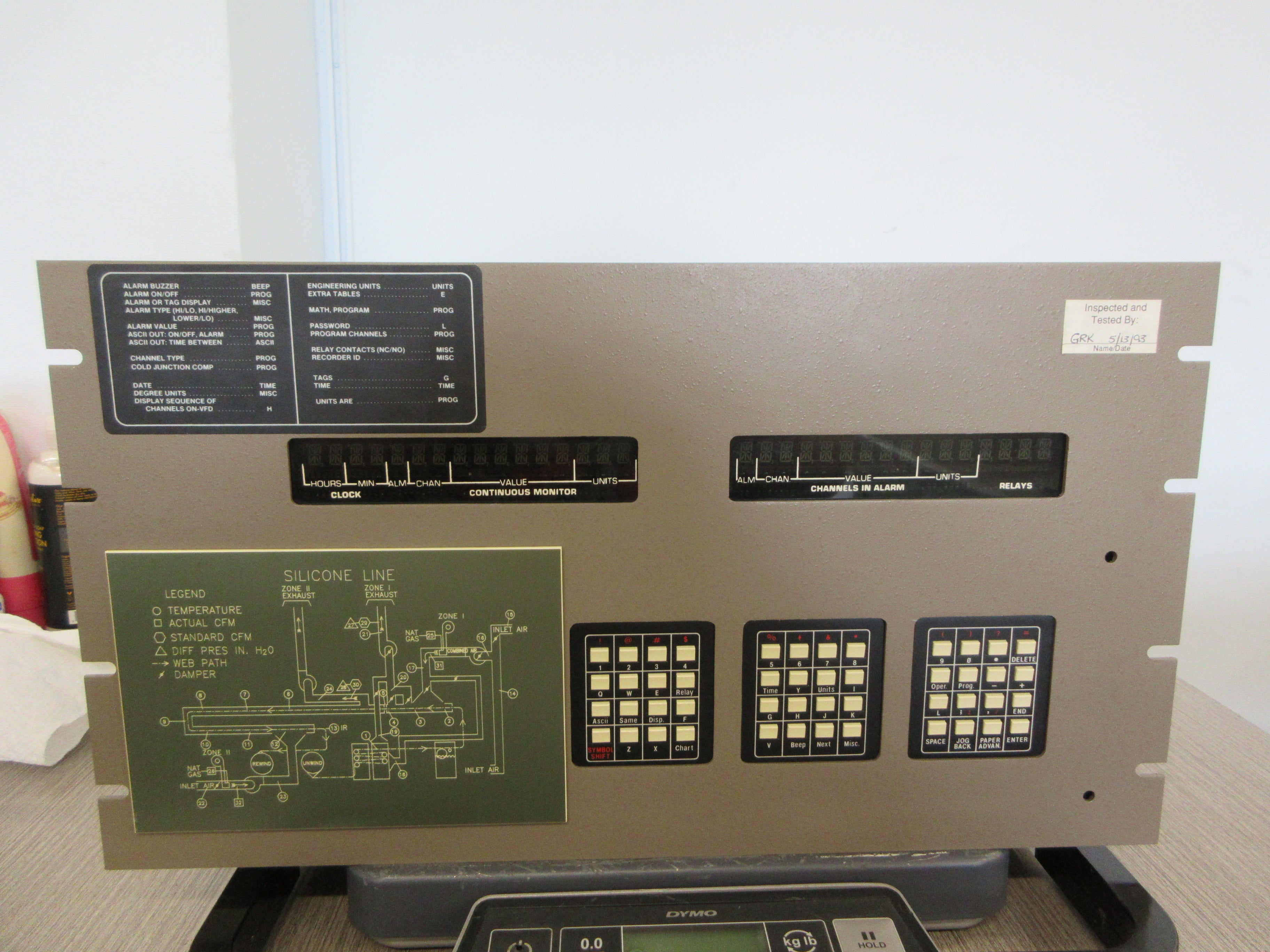 Partlow MRTU Controller MRTU1000120100 115V 50/60Hz 50W Used