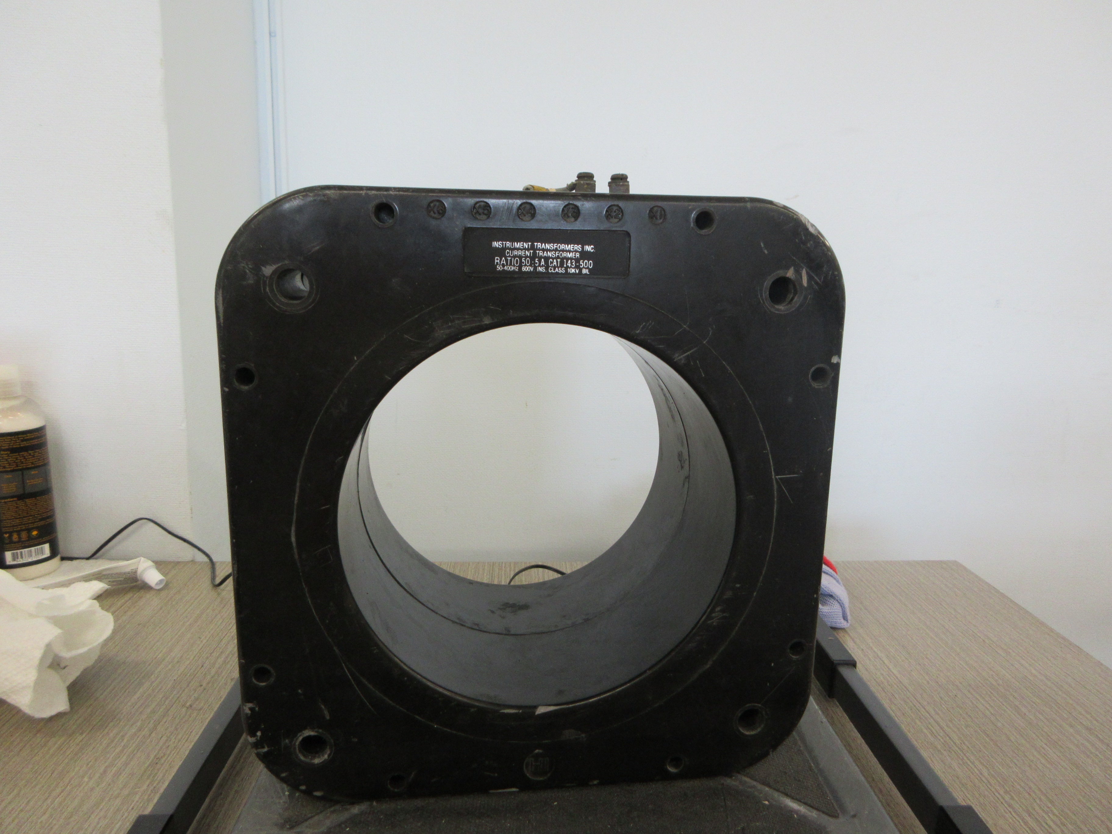 Instrument Transformers Current Transformer 143-500 Ratio 50:5A 600V Used