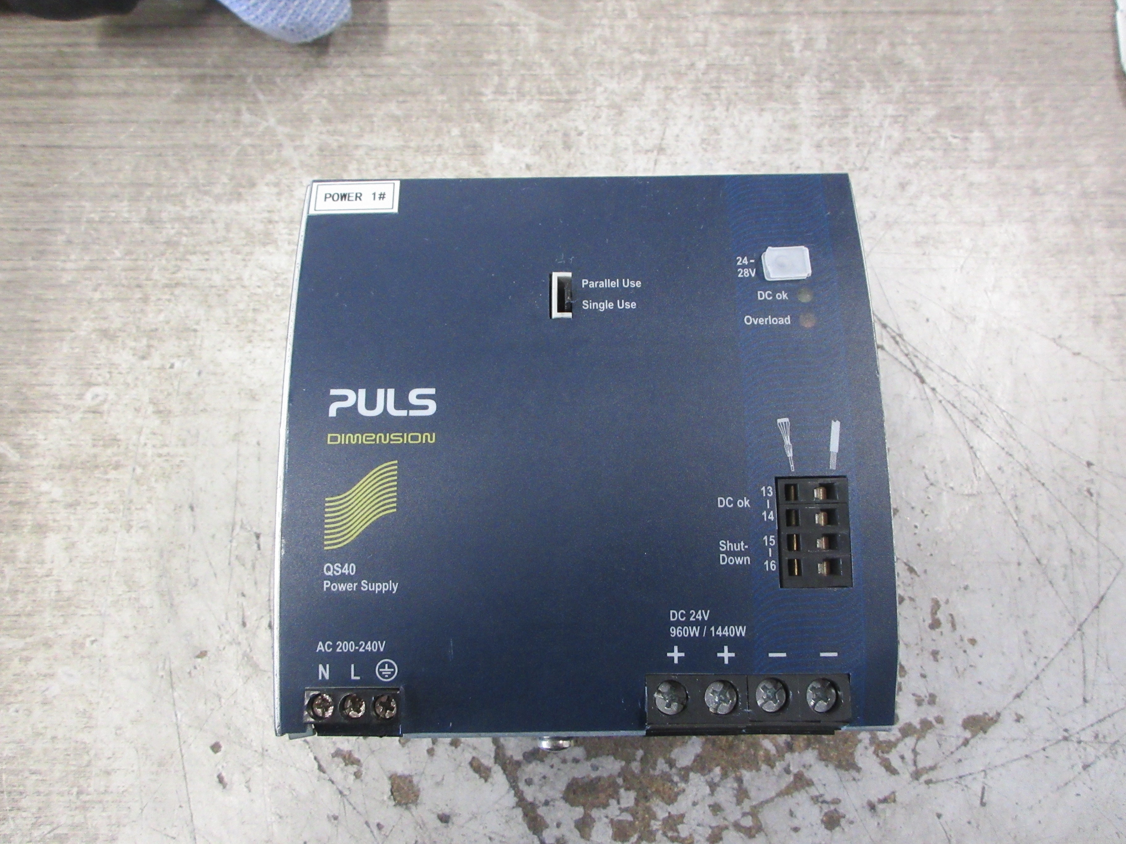 Puls Dimension Power Supply SQ40.244 960W Used