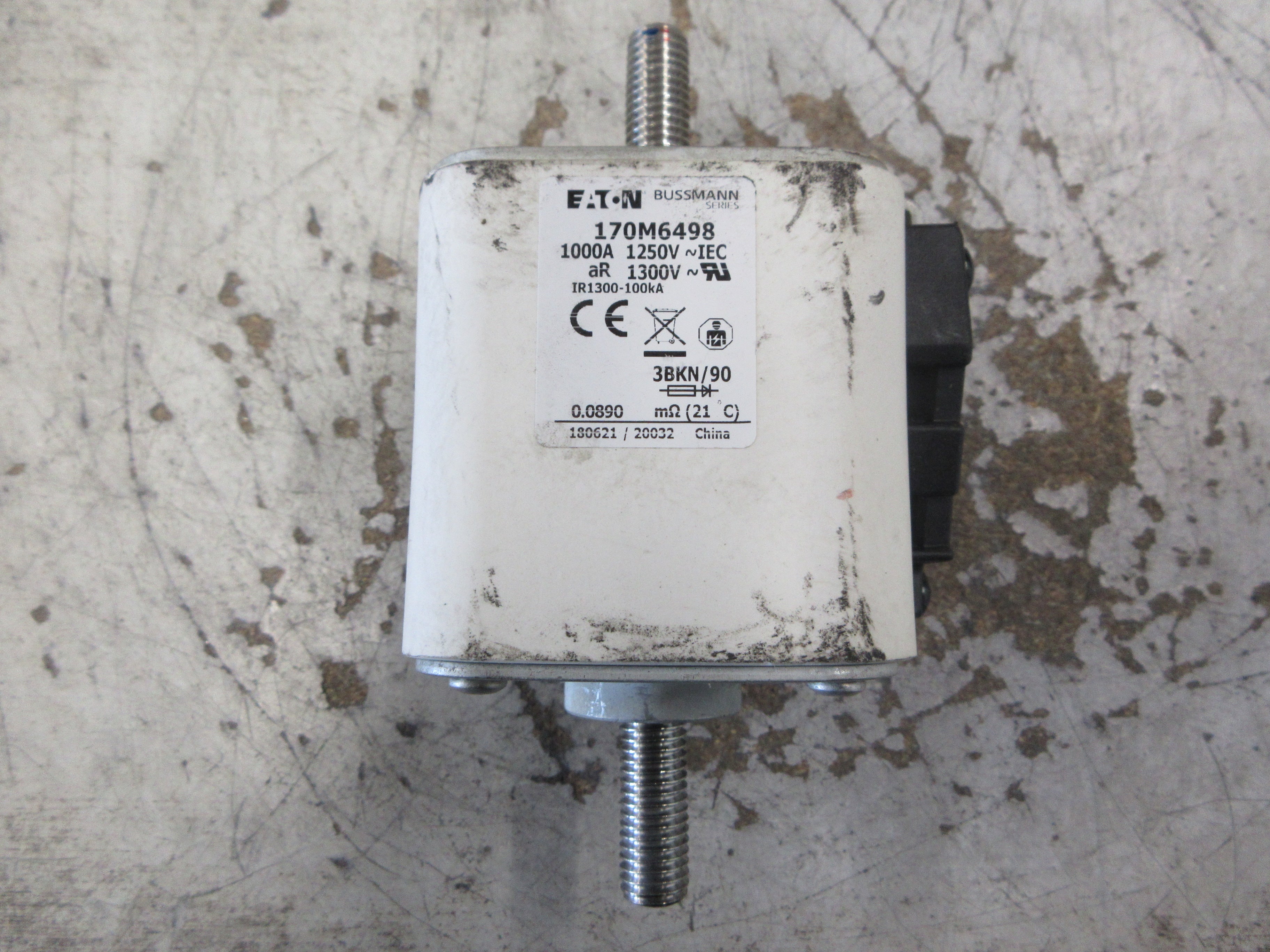 Eaton Bussmann Series Fuse 170M6498 1000A 1250V Used
