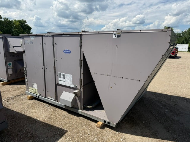 Carrier 48HGE Rooftop Unit 48HGE028AA-6--AG 25 Tons 460V 3Ph Used
