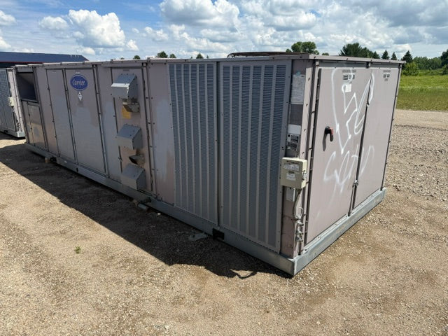 Carrier 48ZC Rooftop Unit 48ZCJ035A--600KD 35 Ton 460V 3Ph Natural Gas Heat Used