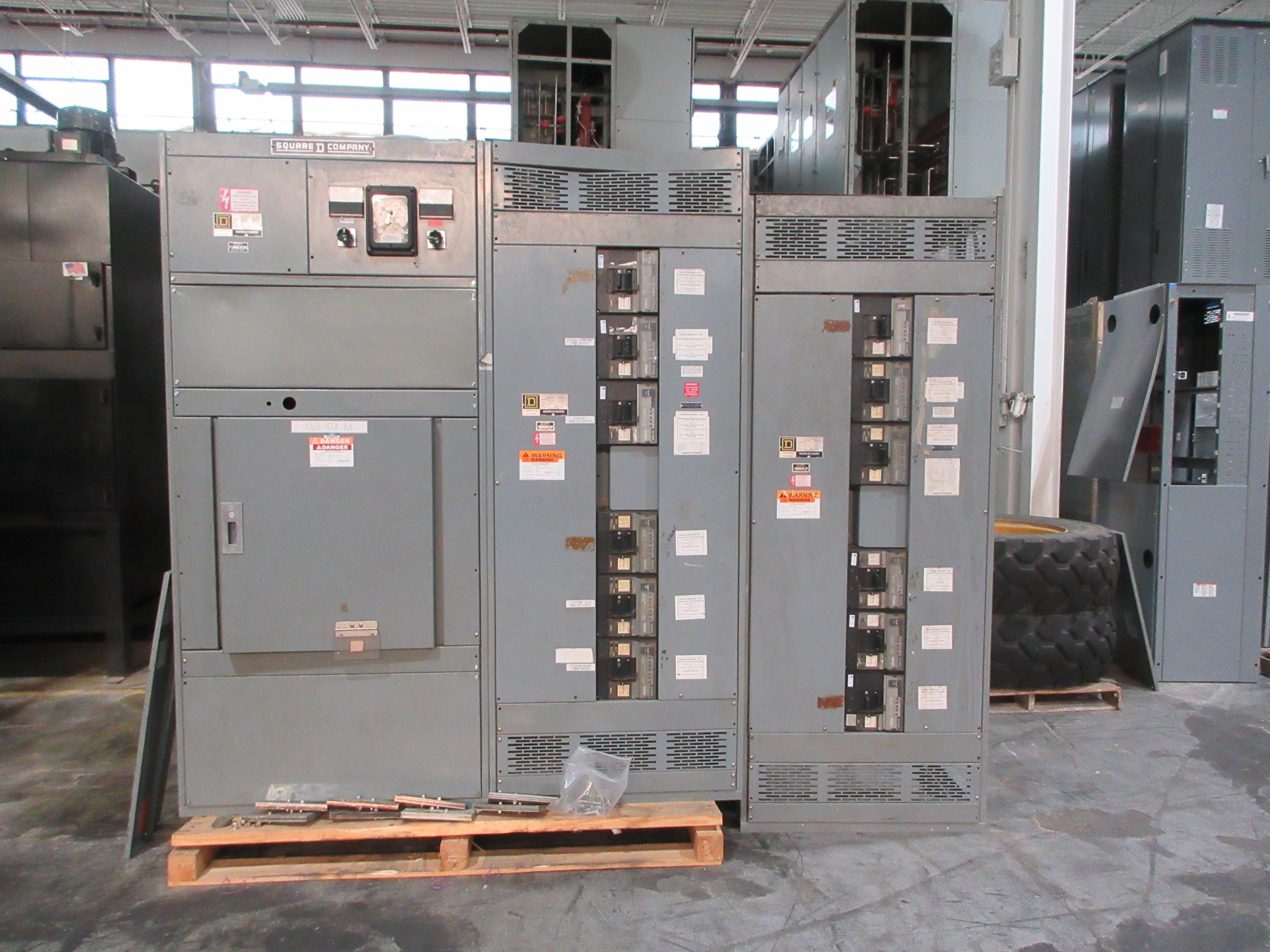 Square D Power-Style 2500A Switchgear Lineup 45-07950-61S Used