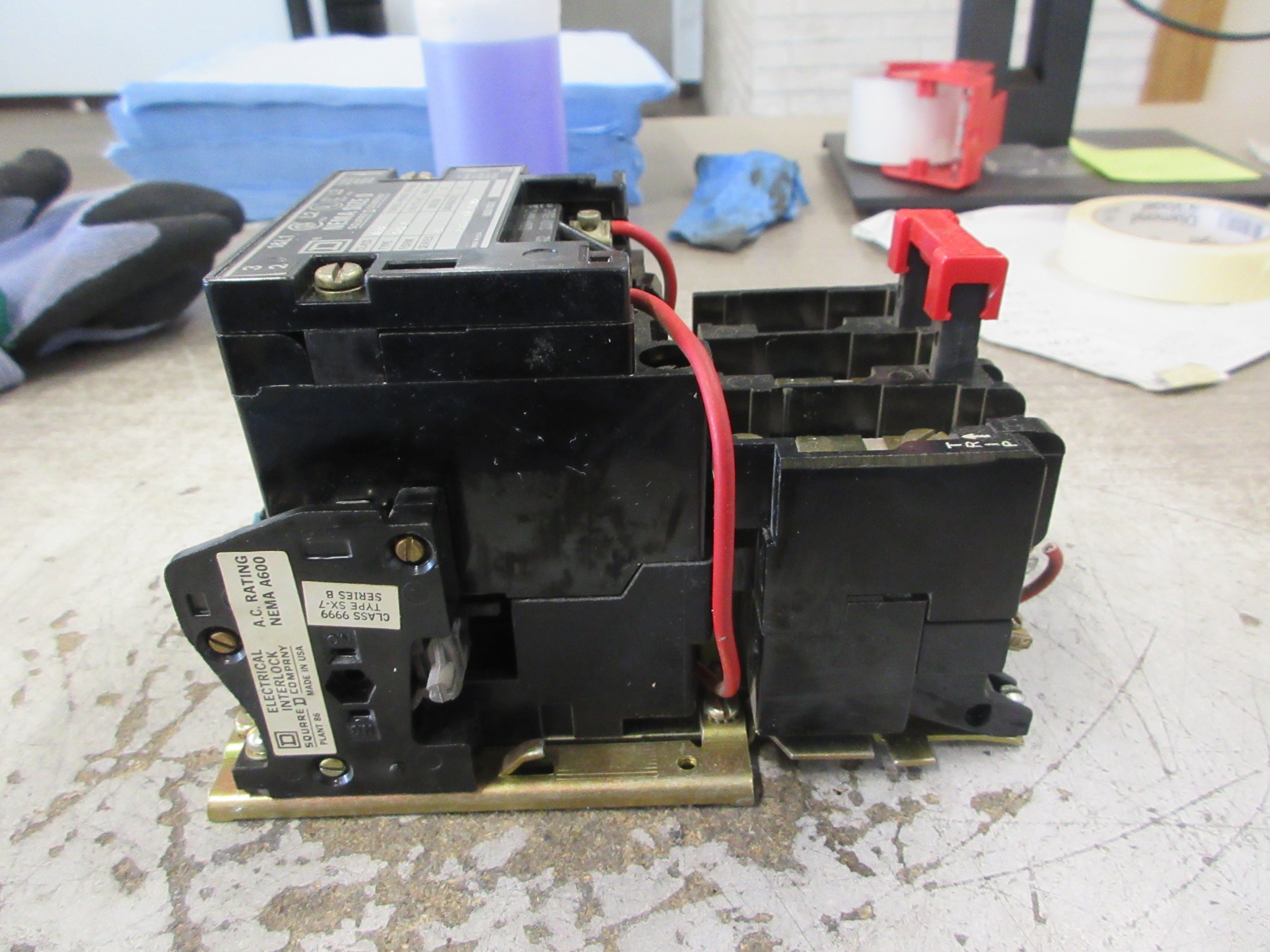 Square D Size 0 Starter 8536 SBG2 Ser. A 120V Coil Used