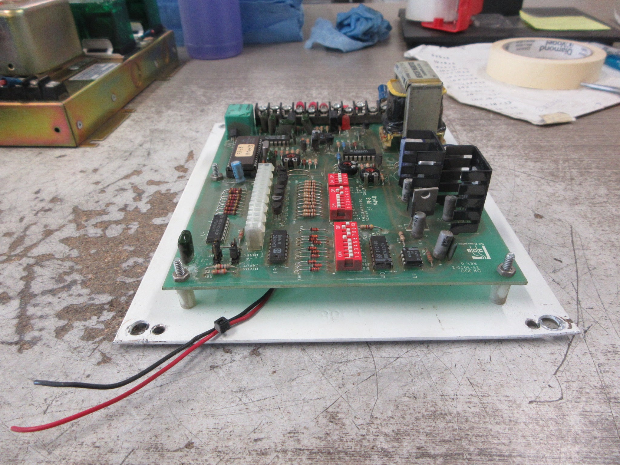 KEI DK 300 Control Board 25-3000-2 Rev. G Used
