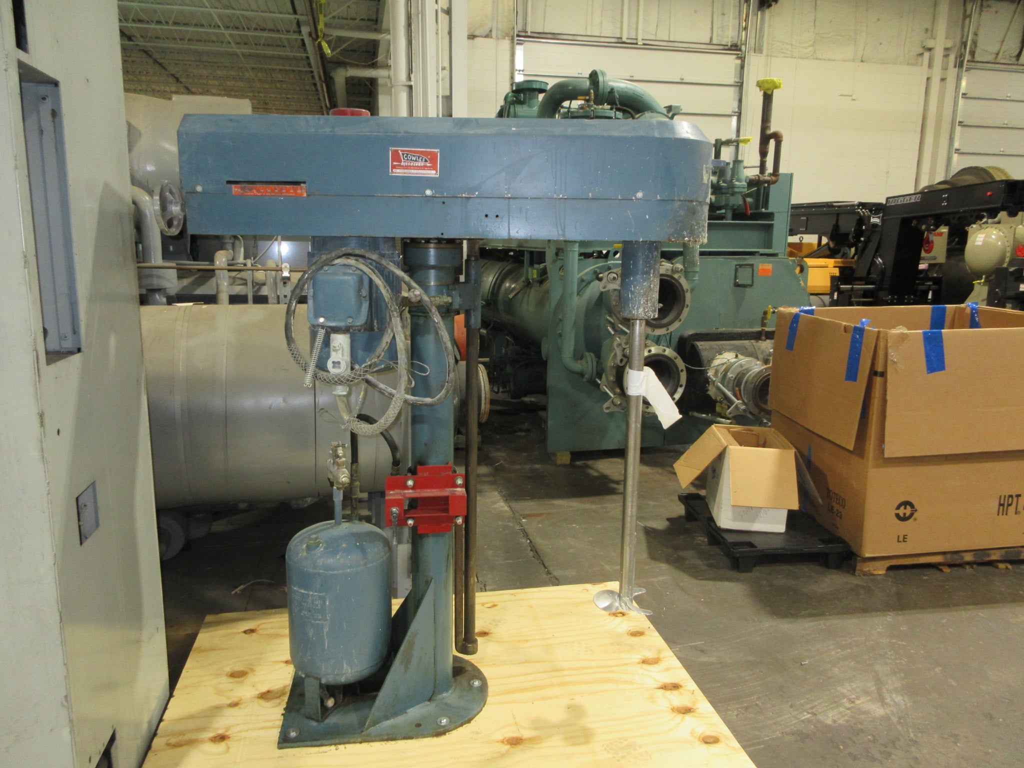 Cowles Dissolver High Speed Disperser 47WHV 10HP 230/460V 3Ph Used