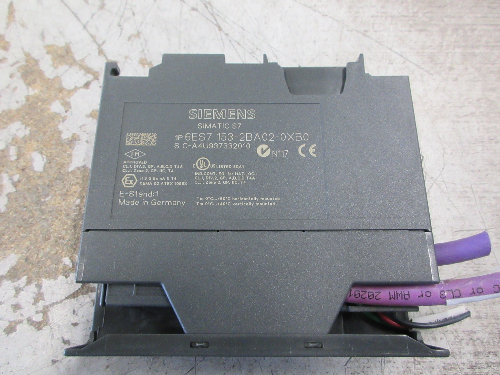 Siemens Simatic S7 ET200M/Link Module 6ES7 153-2BA02-0XB0 E-Stand: 1 Used