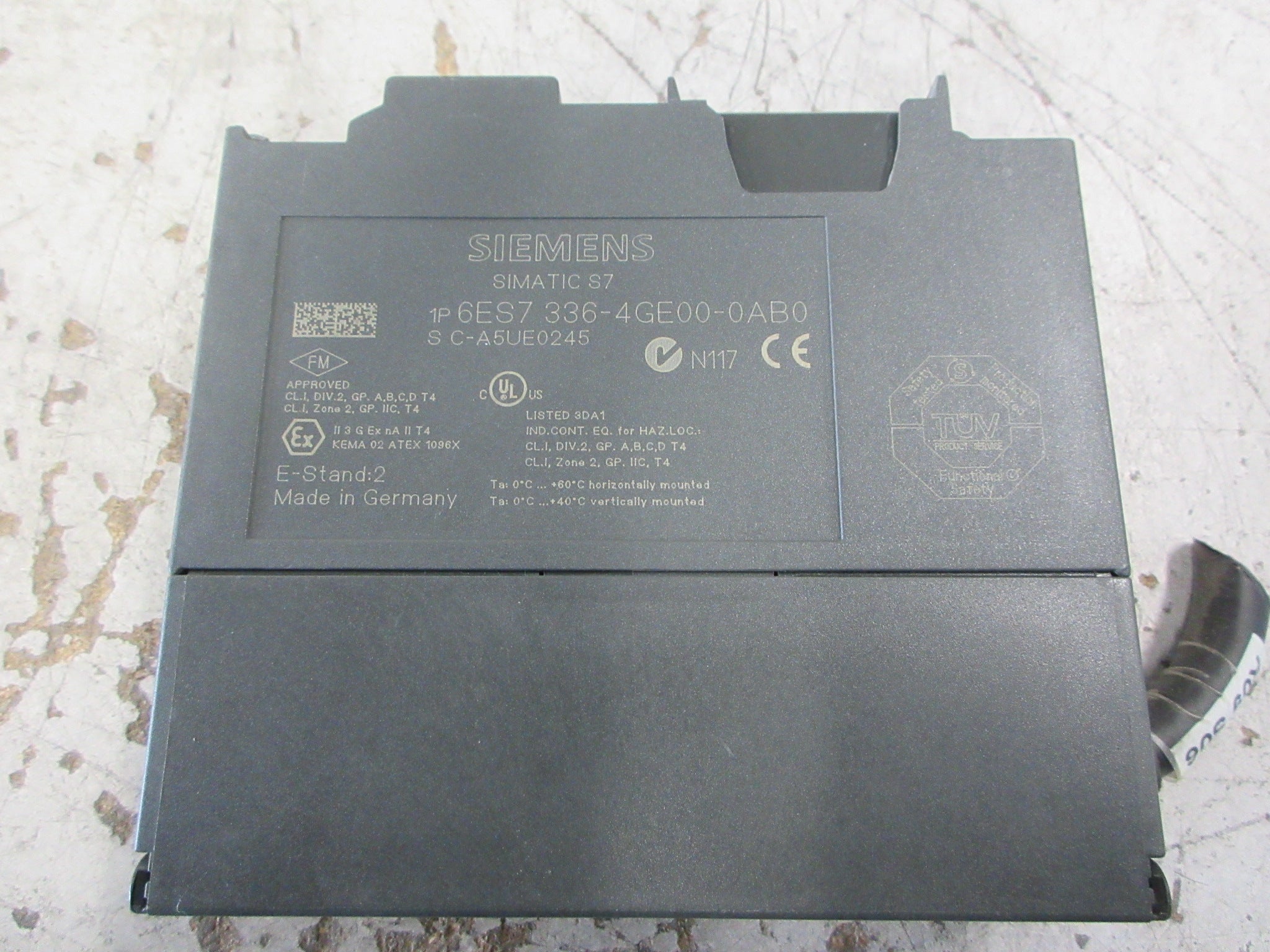 Siemens Simatic S7 FailSafe Analog Input Module 6ES7-336-4GE00-0AB0 Used