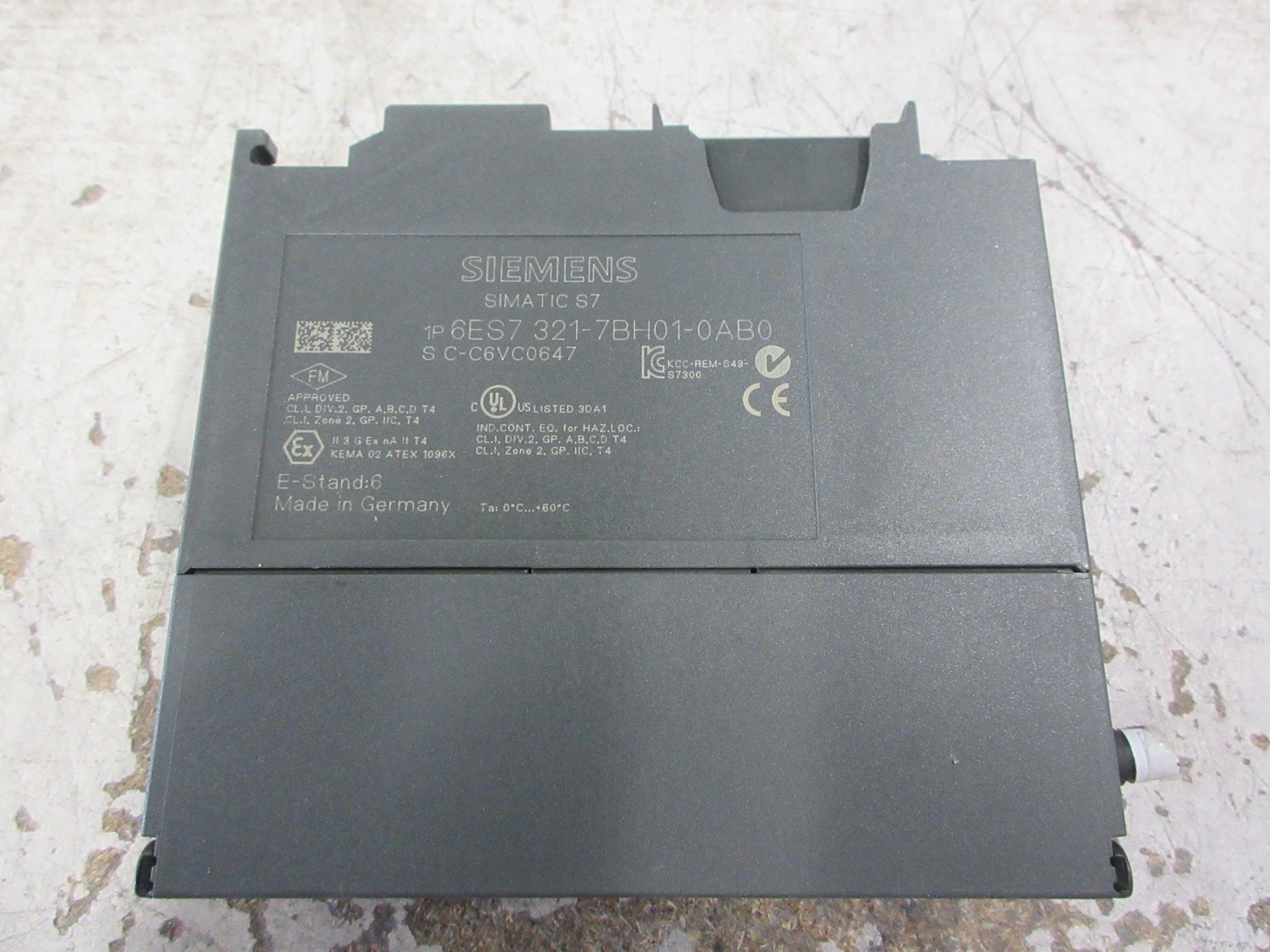 Siemens Simatic S7 Digital Input Module 6ES7 321-7BH01-0AB0 E-Stand: 6 Used