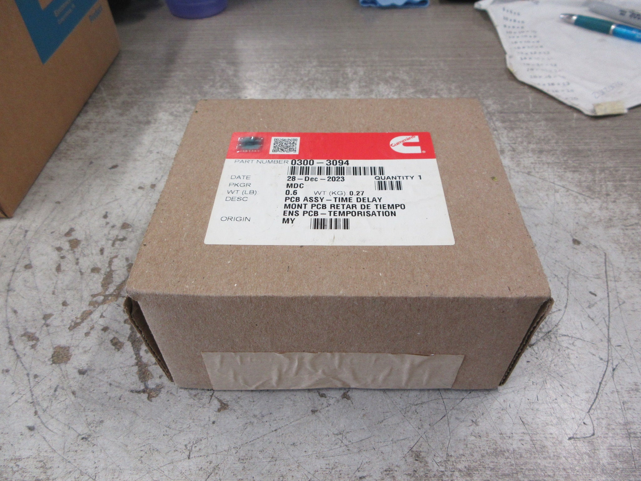 Cummins Time Delay PCB Assembly 0300-3094 New Surplus