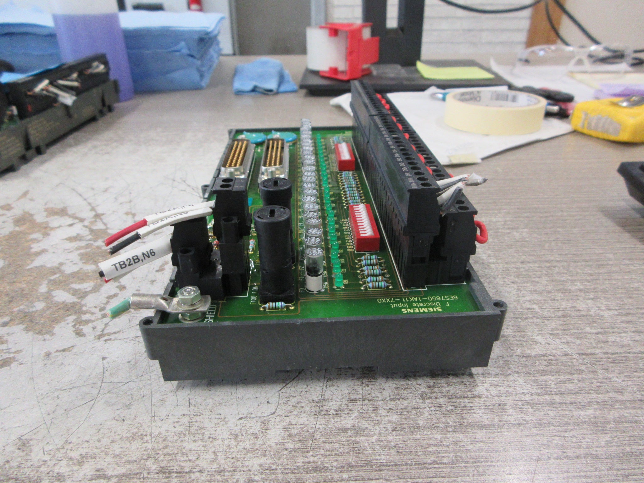 Siemens Failsafe Discrete Input MTA 6ES7650-1AK11-7XX0 24-Ch Used