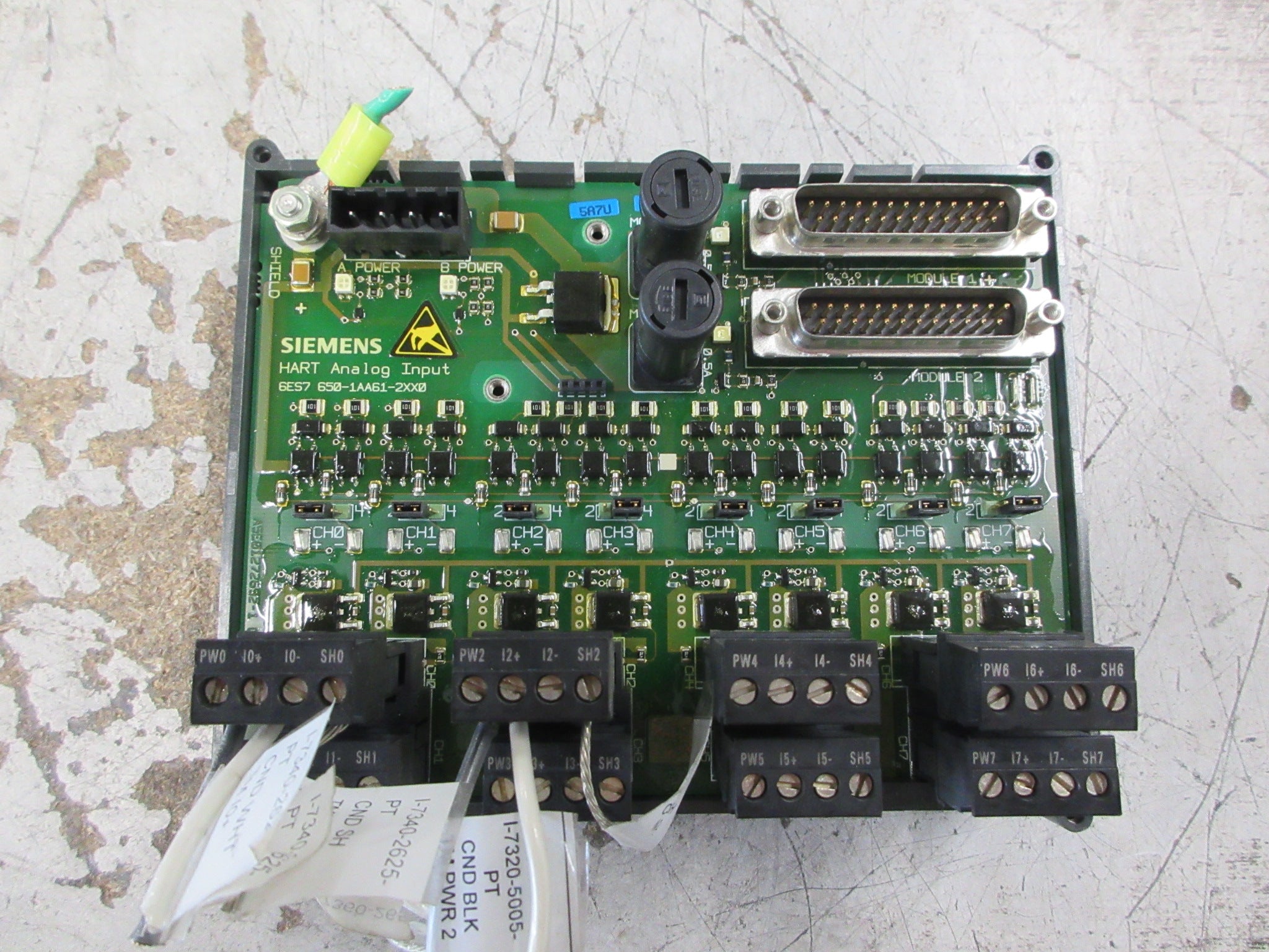 Siemens HART Analog Input MTA 6ES7650-1AA61-2XX0 8-Ch Used