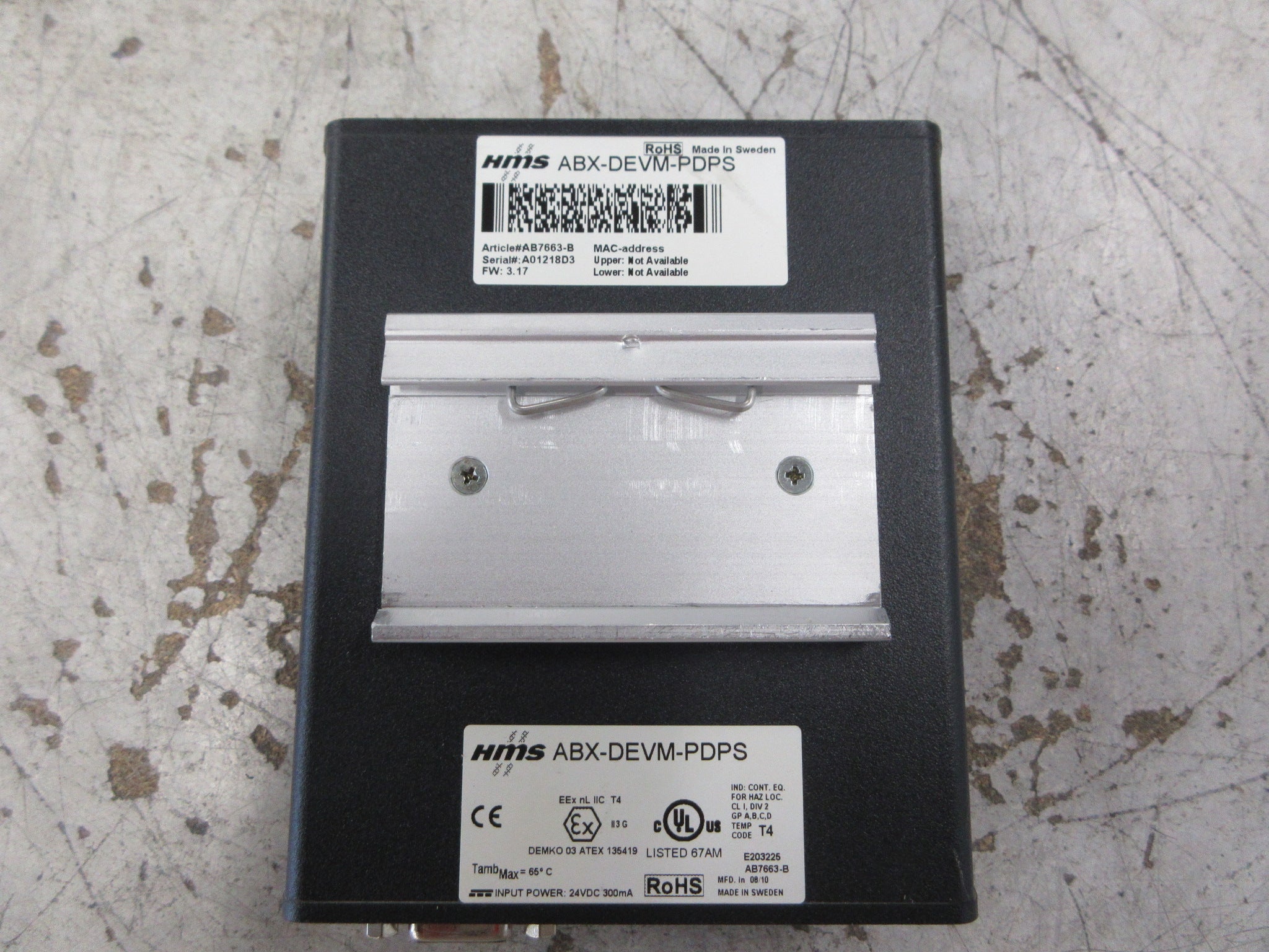 HMS Anybus X-Gateway ABX-DEVM-PDPS DeviceNet/Profibus Used