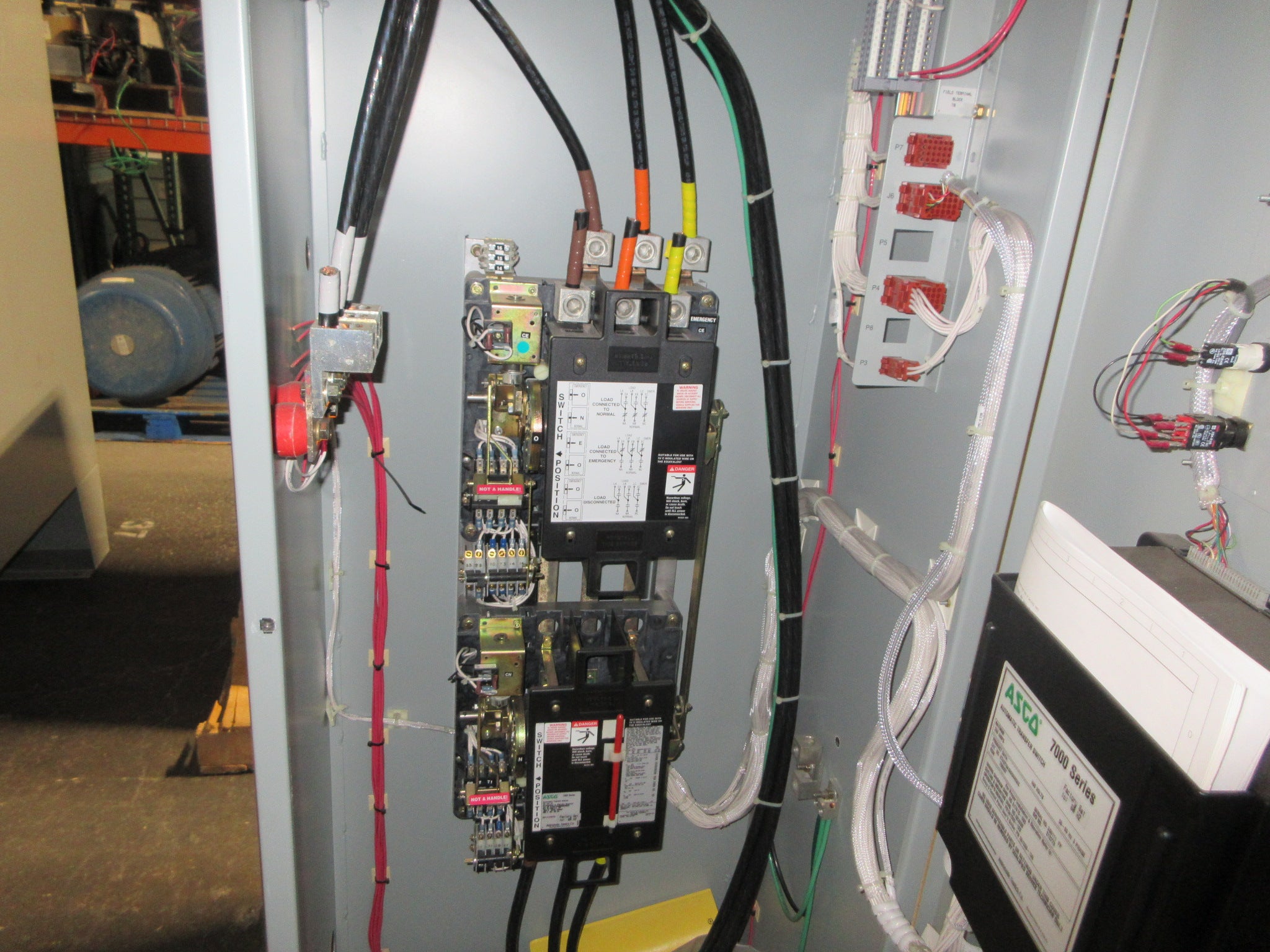Asco 7000 Series Automatic Transfer Switch w/Bypass E7ADTSA30260N5XC 260A Used